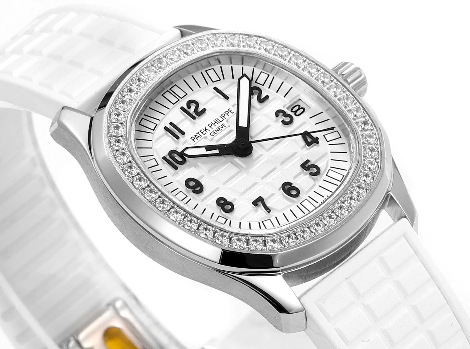 파텍필립 아쿠아넛 다이아 자동 스틸 여성용 JBL 공장 레플리카 44175 Patek Philippe 상세 이미지 4