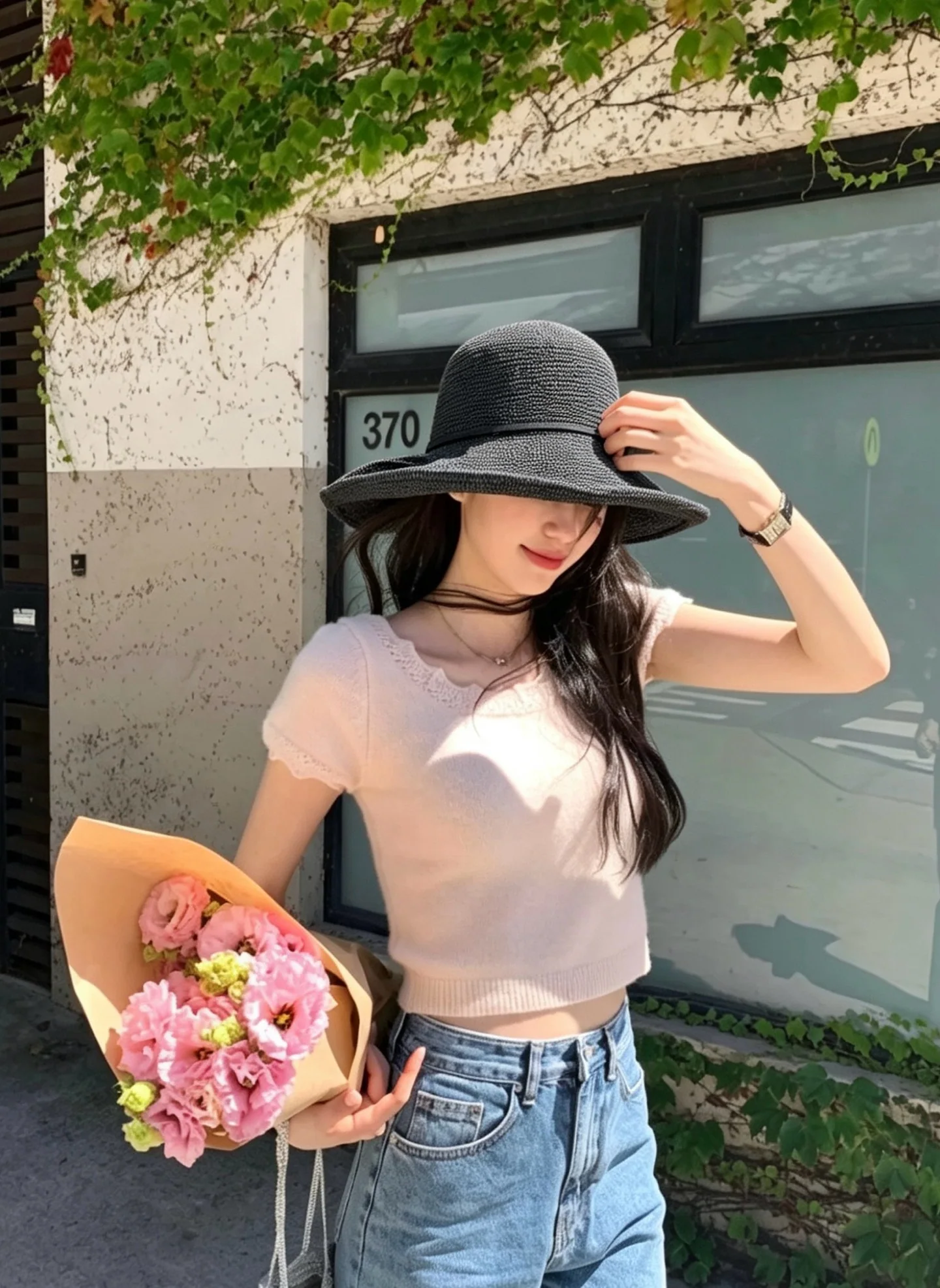 샤넬 파피루스 코바늘 보울 햇 모자 상세 이미지 1