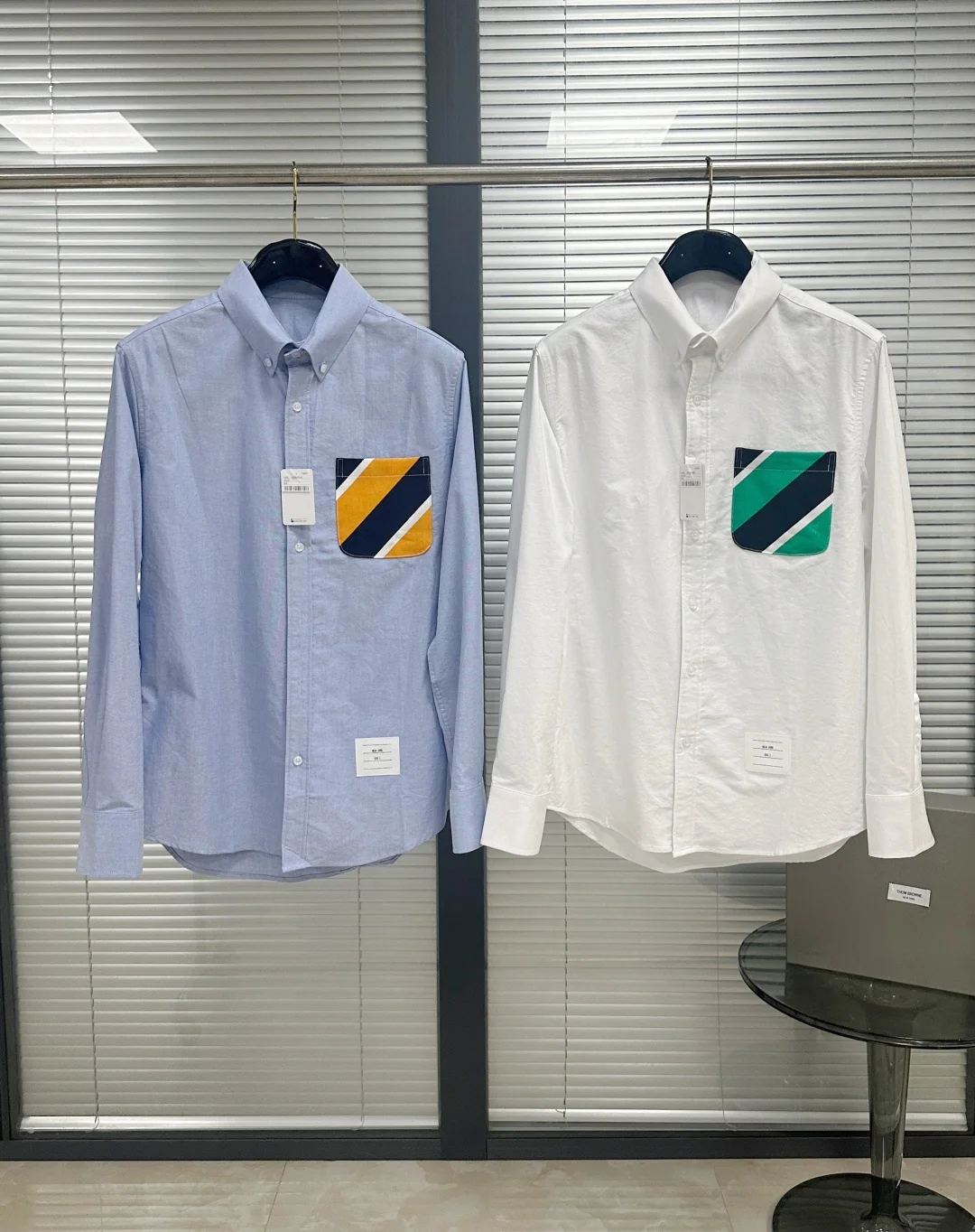 톰브라운 컬러풀 포켓 긴팔 셔츠 상세 이미지 2