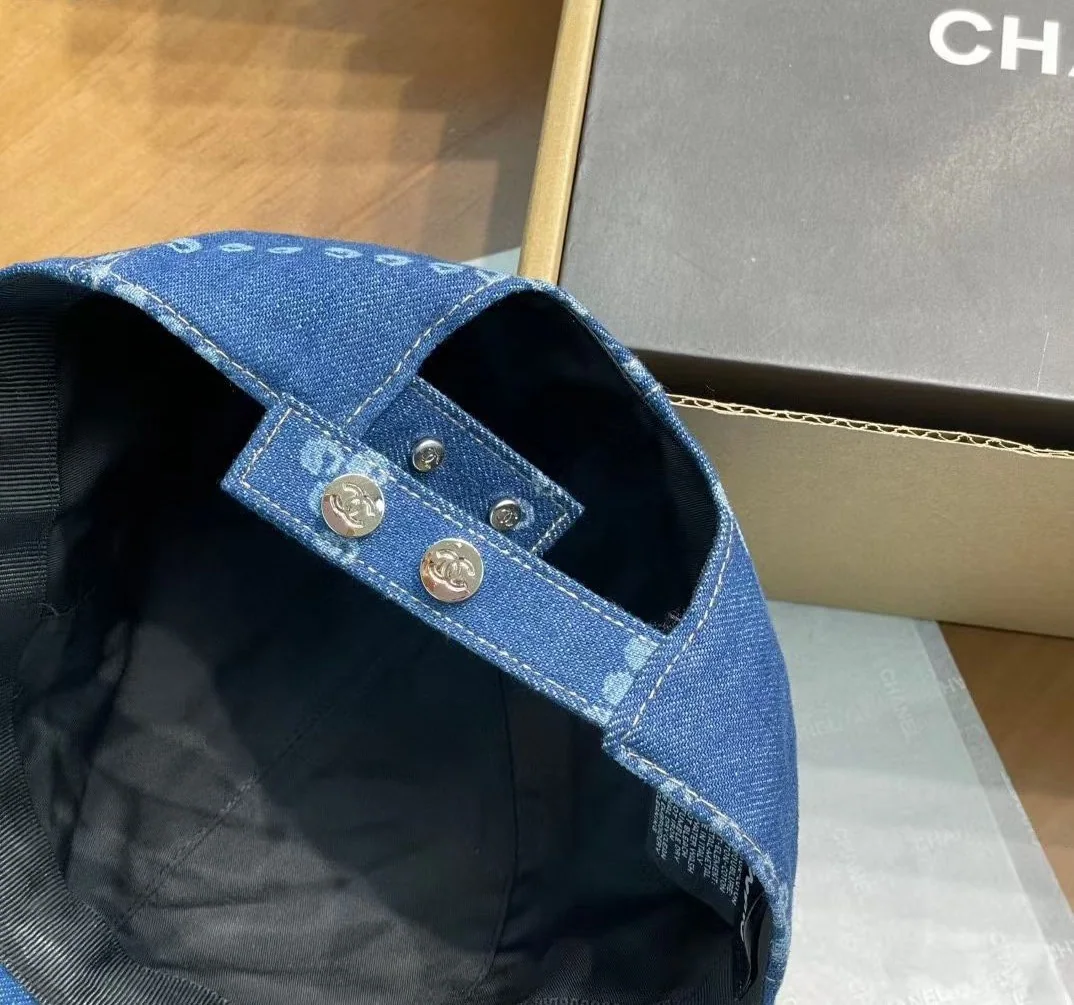 샤넬 라이트 데님 베이스볼캡 상세 이미지 7