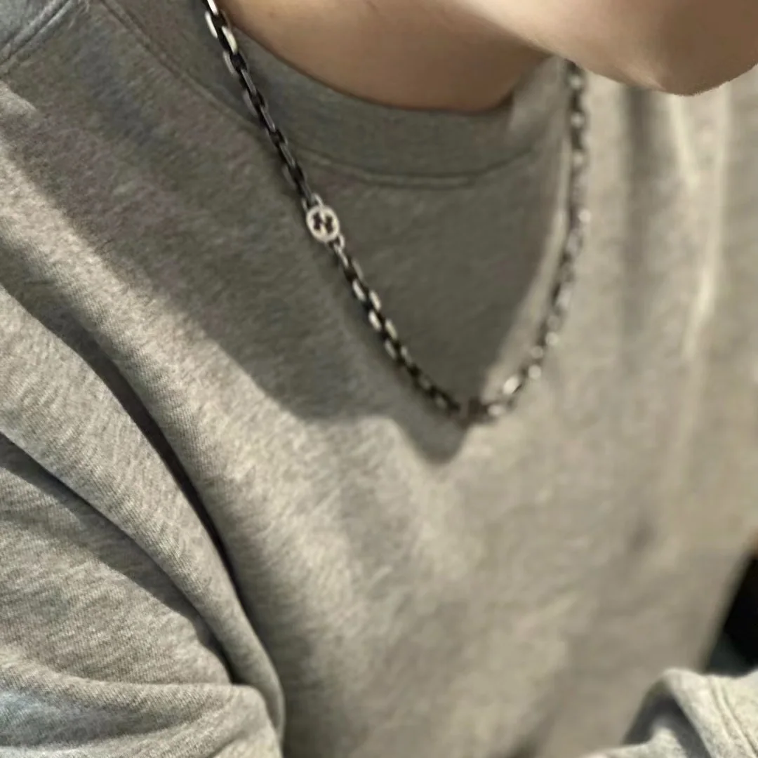 구찌 인터로킹 더블 G 스털링 실버 목걸이 상세 이미지 8