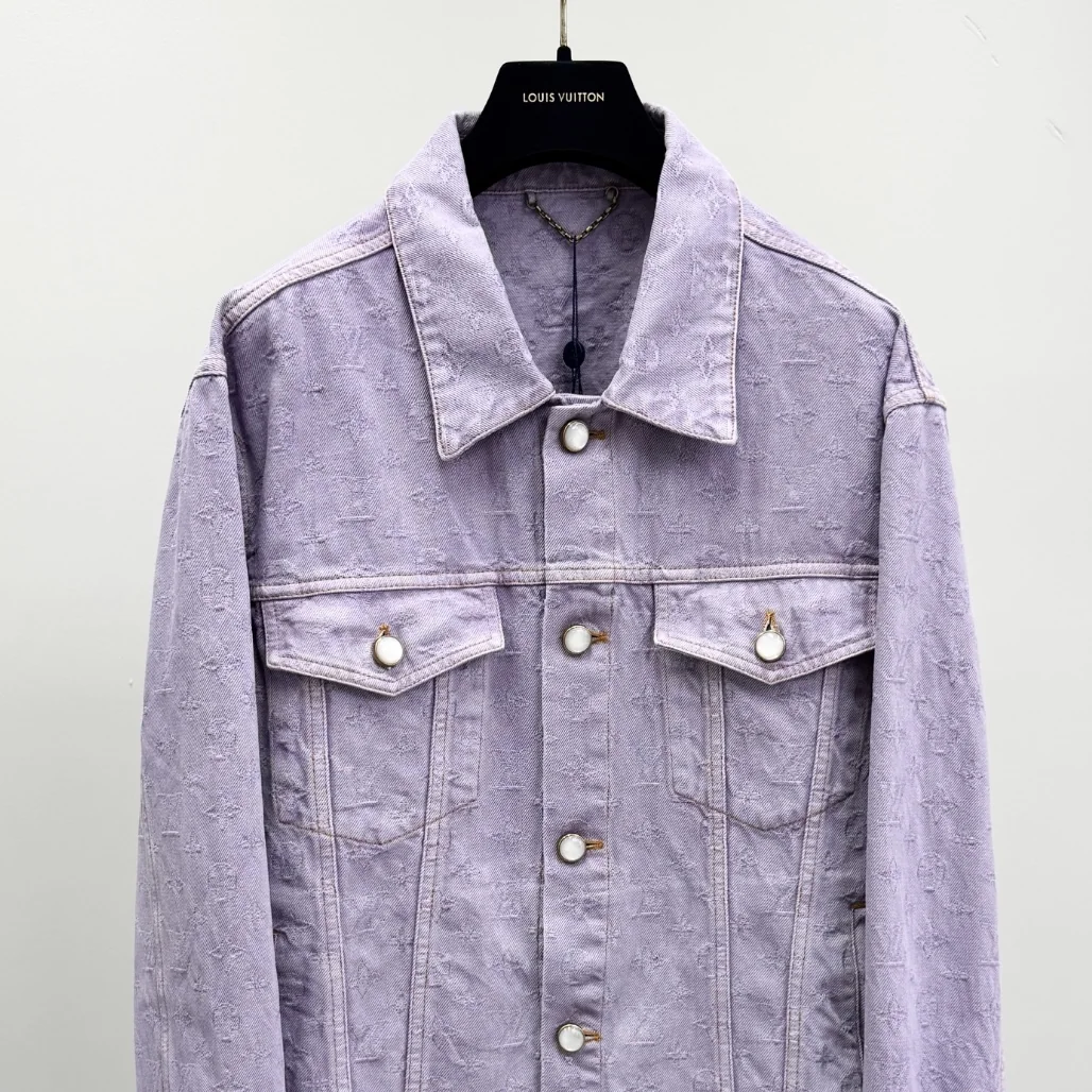루이비통 모노그램 자카드 데님 자켓 상세 이미지 4