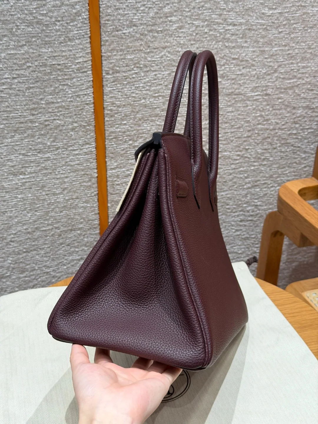 에르메스 버킨 30 새들레드 토고 가방 상세 이미지 4