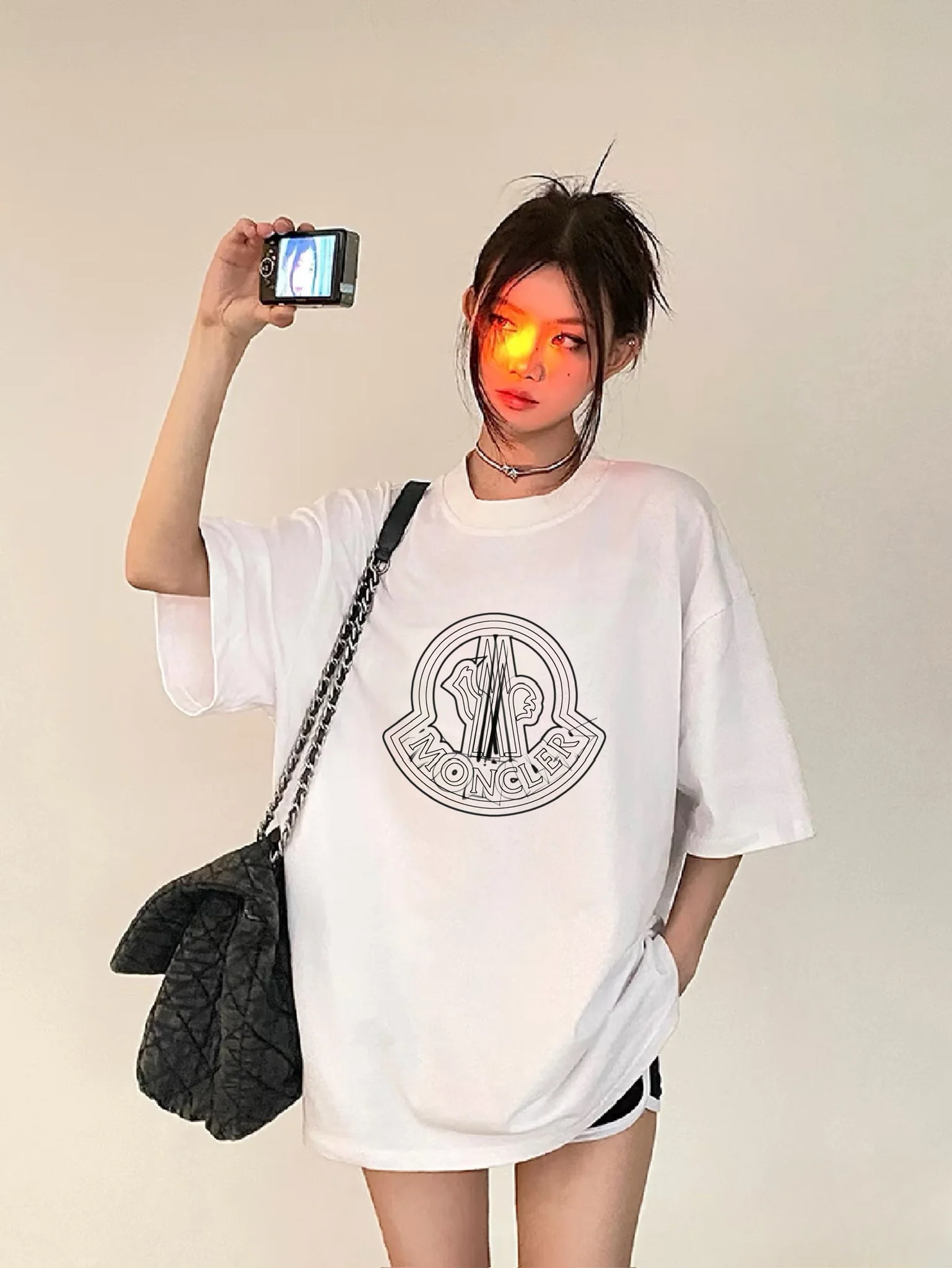 몽클레어 여성 반팔 상세 이미지 3