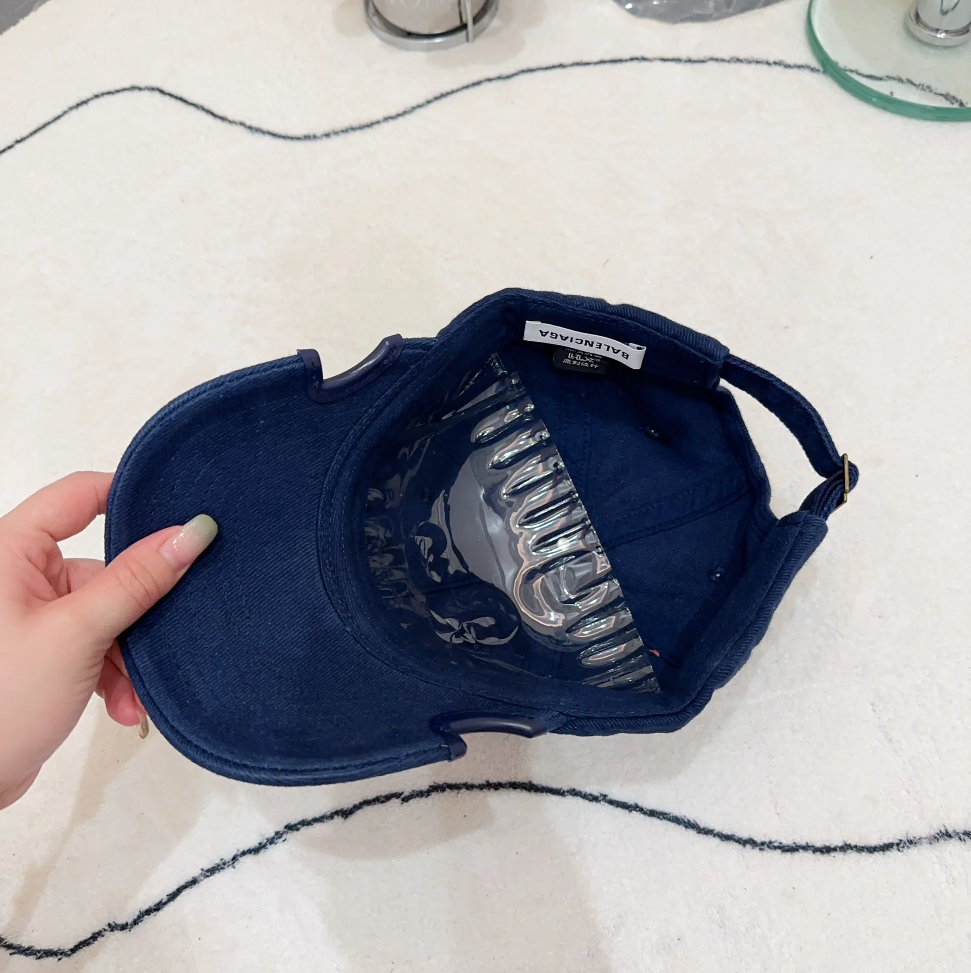 발렌시아가 컷아웃 타이다이 베이스볼 모자 상세 이미지 6