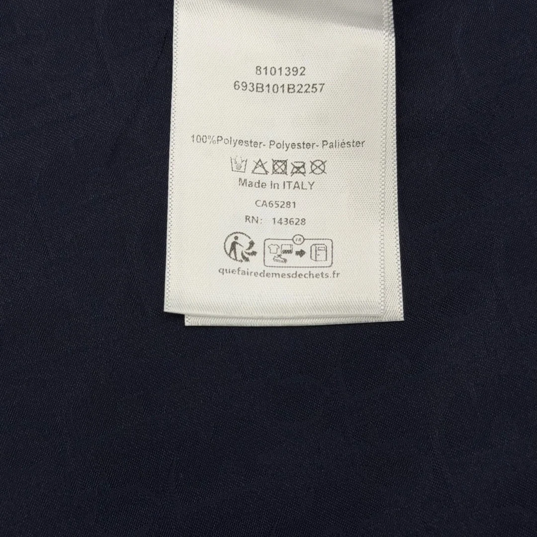 디올 오블리크 모노그램 실크 혼방 남성 반팔 티셔츠 상세 이미지 9