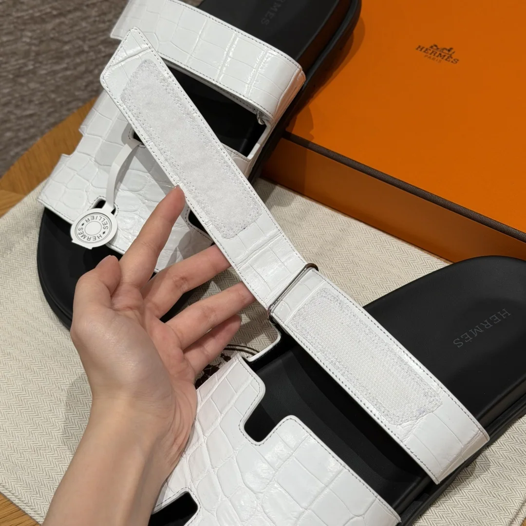 에르메스 180/CHYPRE 앨리게이터 샌들 상세 이미지 6