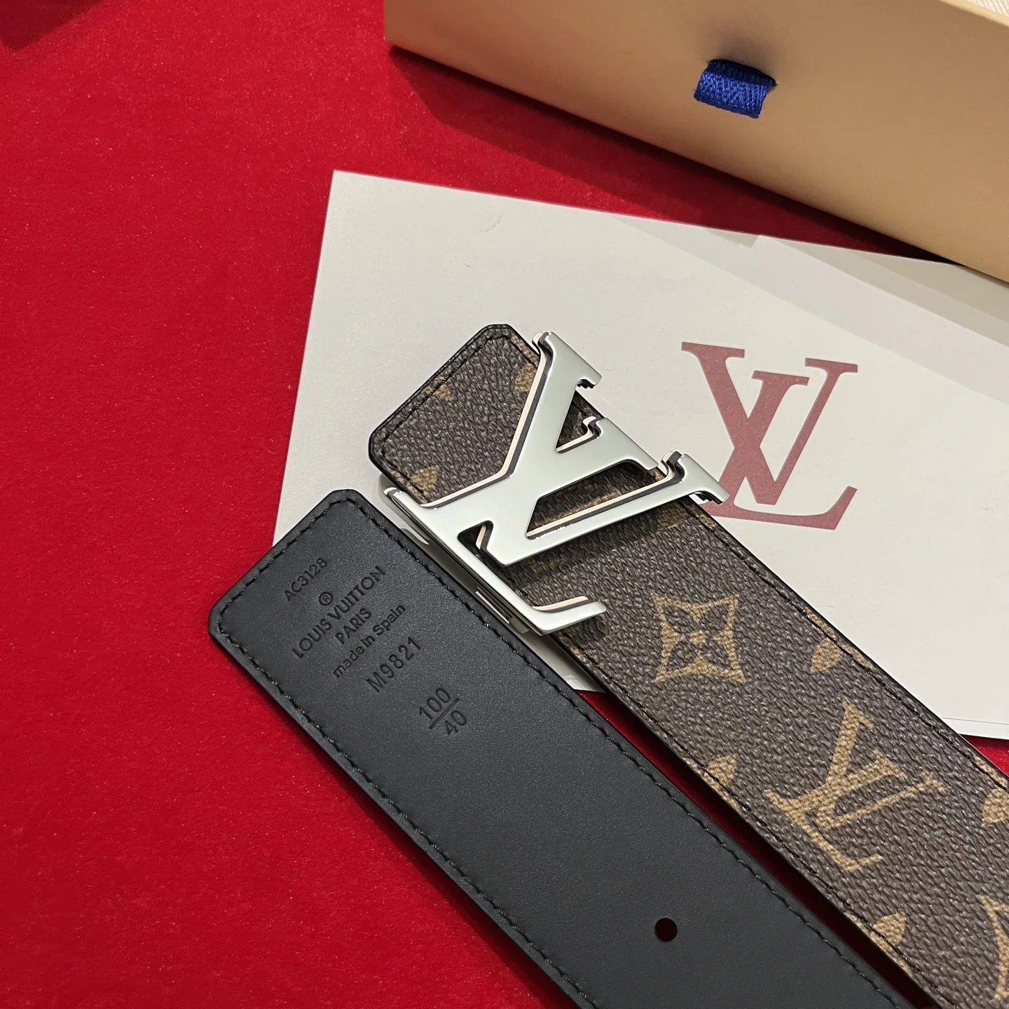 루이비통 LV 옵티컬 버클 캔버스 벨트 상세 이미지 7