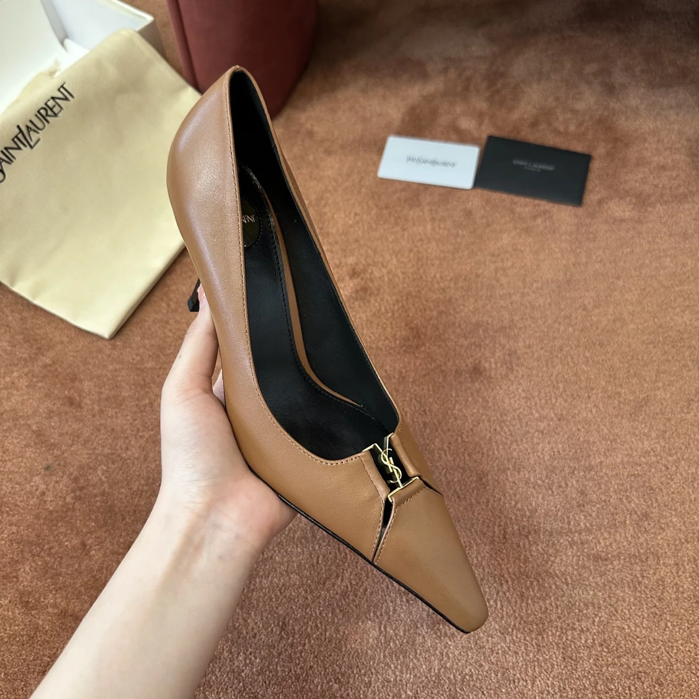 생로랑 YSL 뮬 플랫힐 상세 이미지 3