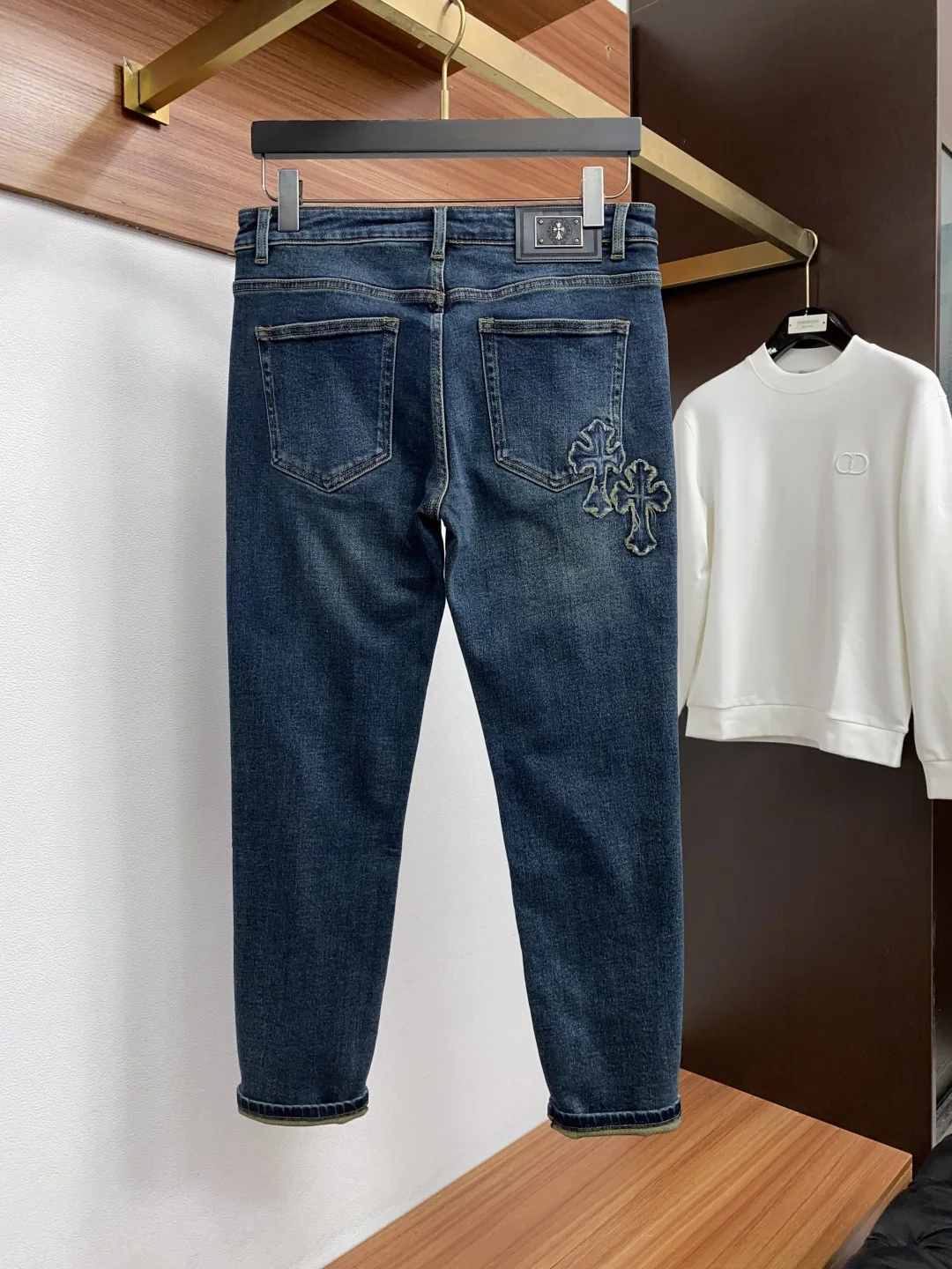 크롬하츠 남성 데님 바지 상세 이미지 9