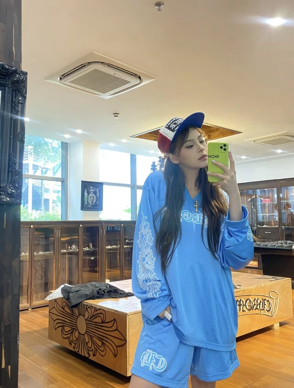 크롬하츠 메시 아이스하키 긴팔 저지 상세 이미지 1