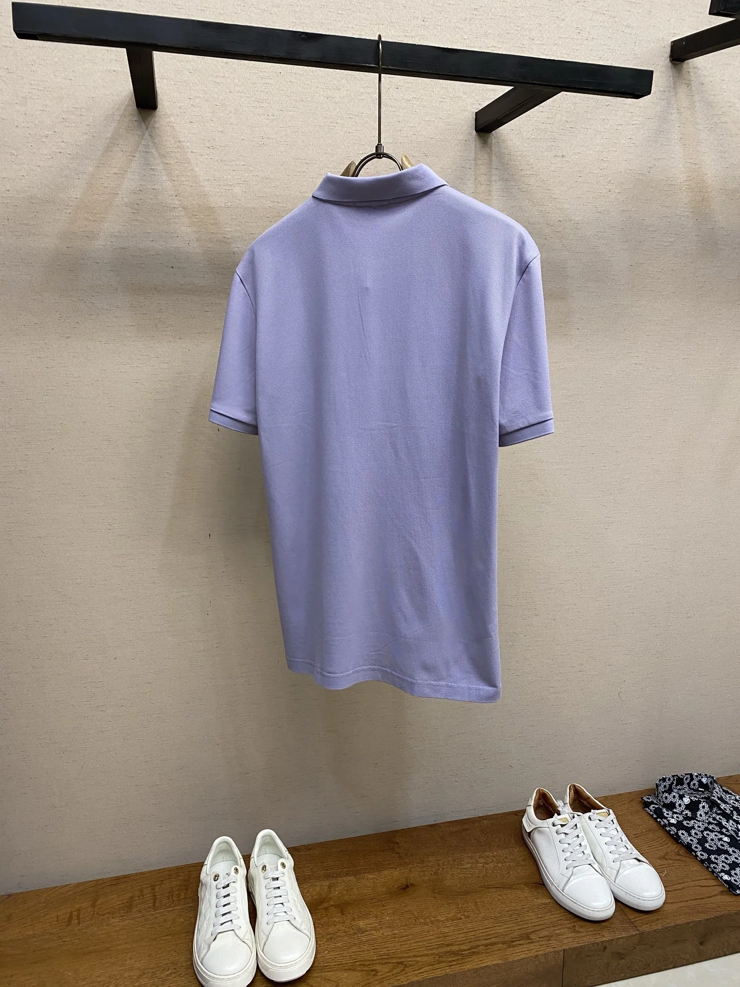 브루넬로쿠치넬리 남성 코머 면 피케 메시 반팔 폴로셔츠 상세 이미지 2
