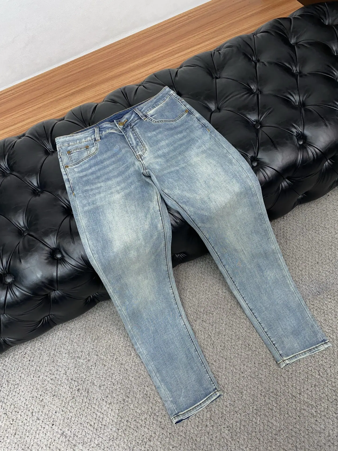 프라다 데님 남성 바지 상세 이미지 6