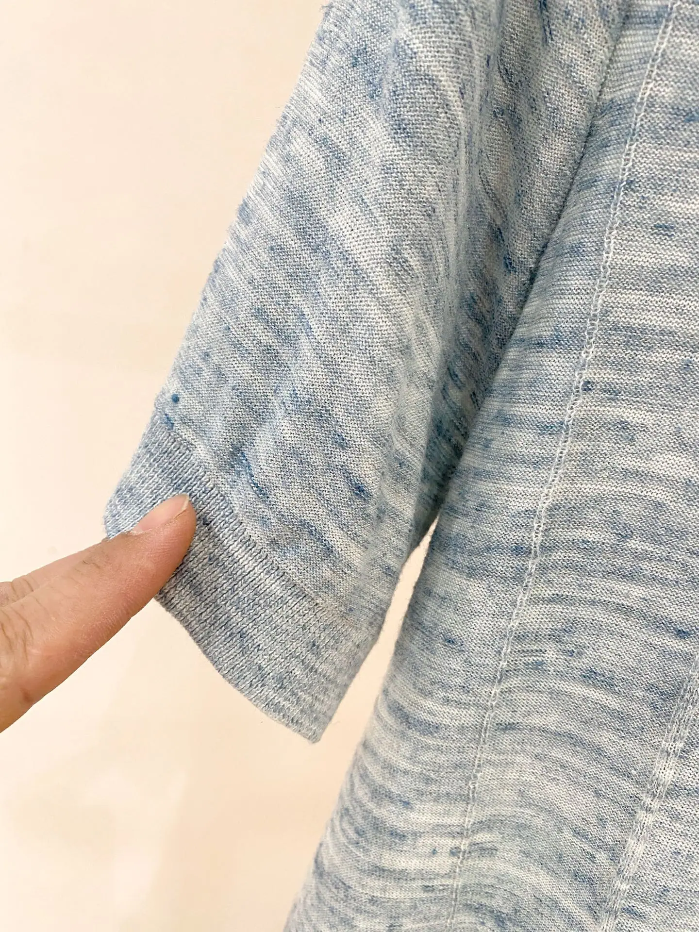 로로피아나 남성 린넨 반팔티 상세 이미지 7