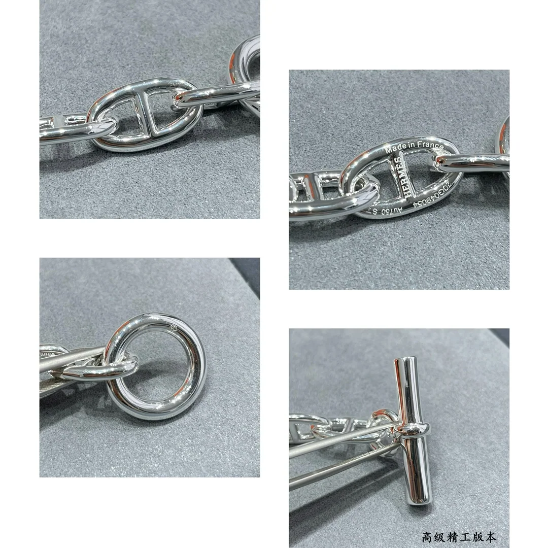 에르메스 피그노즈 골드 체인 목걸이 상세 이미지 9