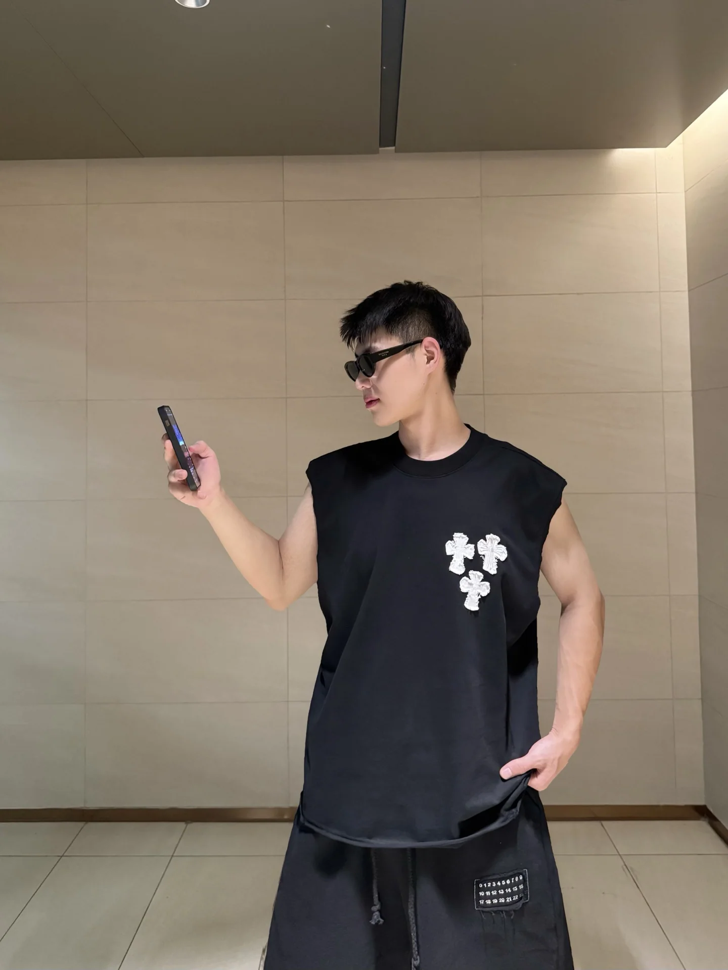 크롬하츠 남성 반팔 티셔츠 상세 이미지 1