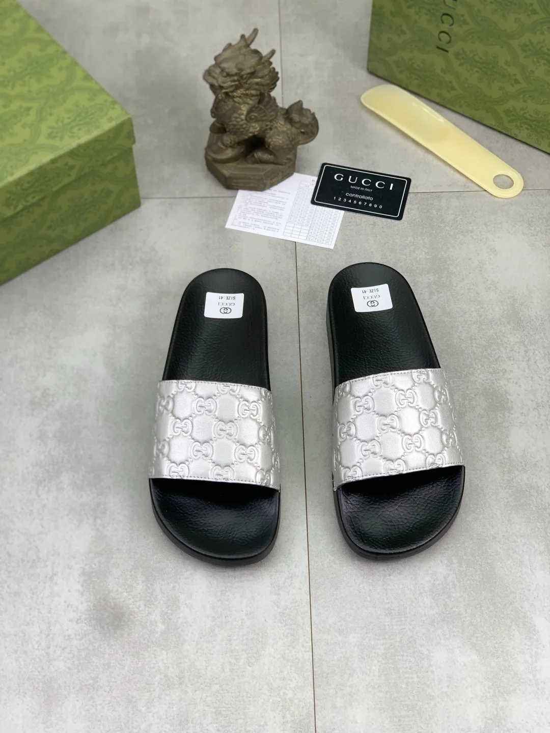 구찌 더블 G 캐주얼 슬리퍼 상세 이미지 2