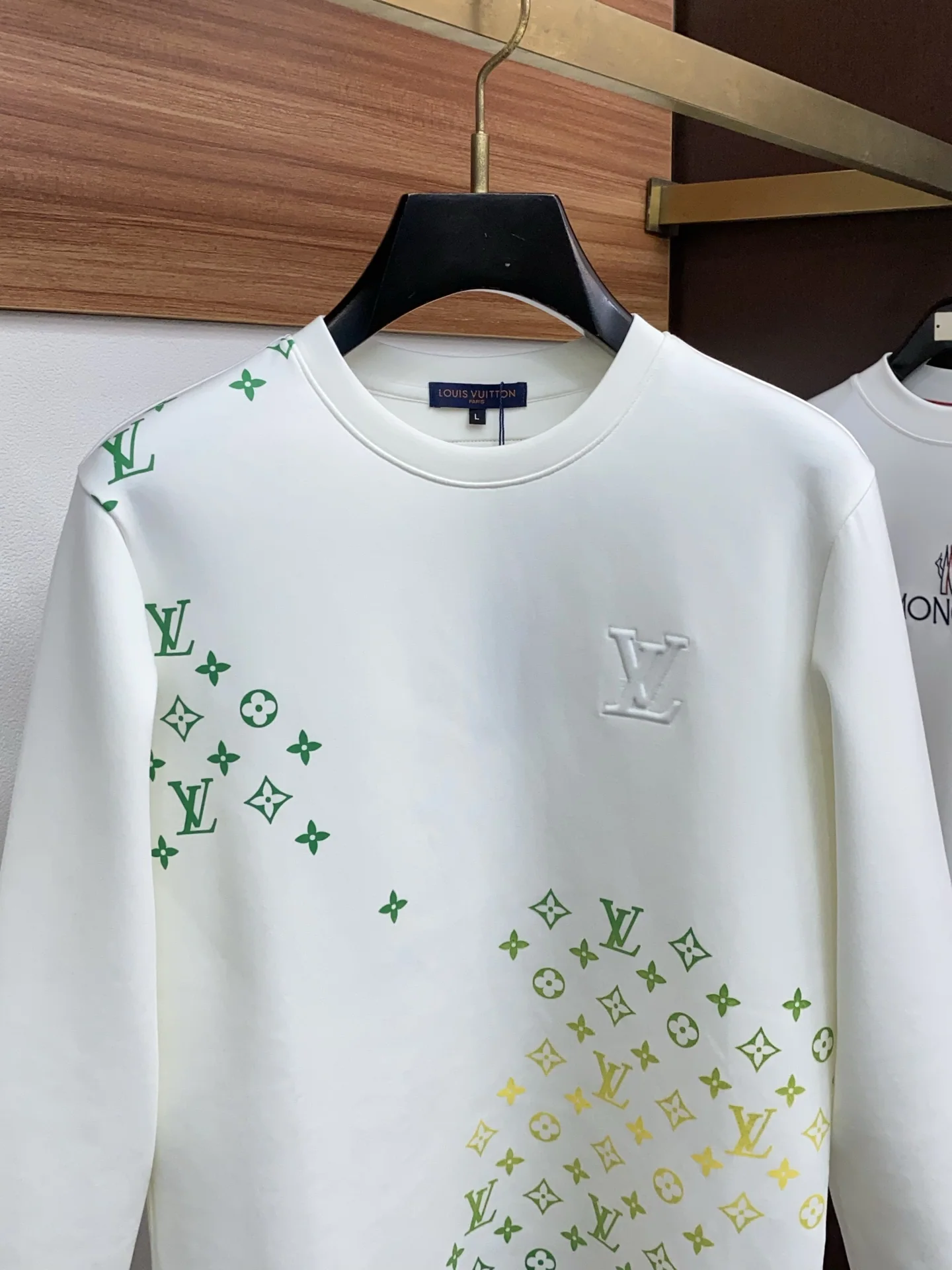 루이비통 클래식 에이스 크루넥 에어 코튼 긴팔 스웨트셔츠 P250 상세 이미지 2
