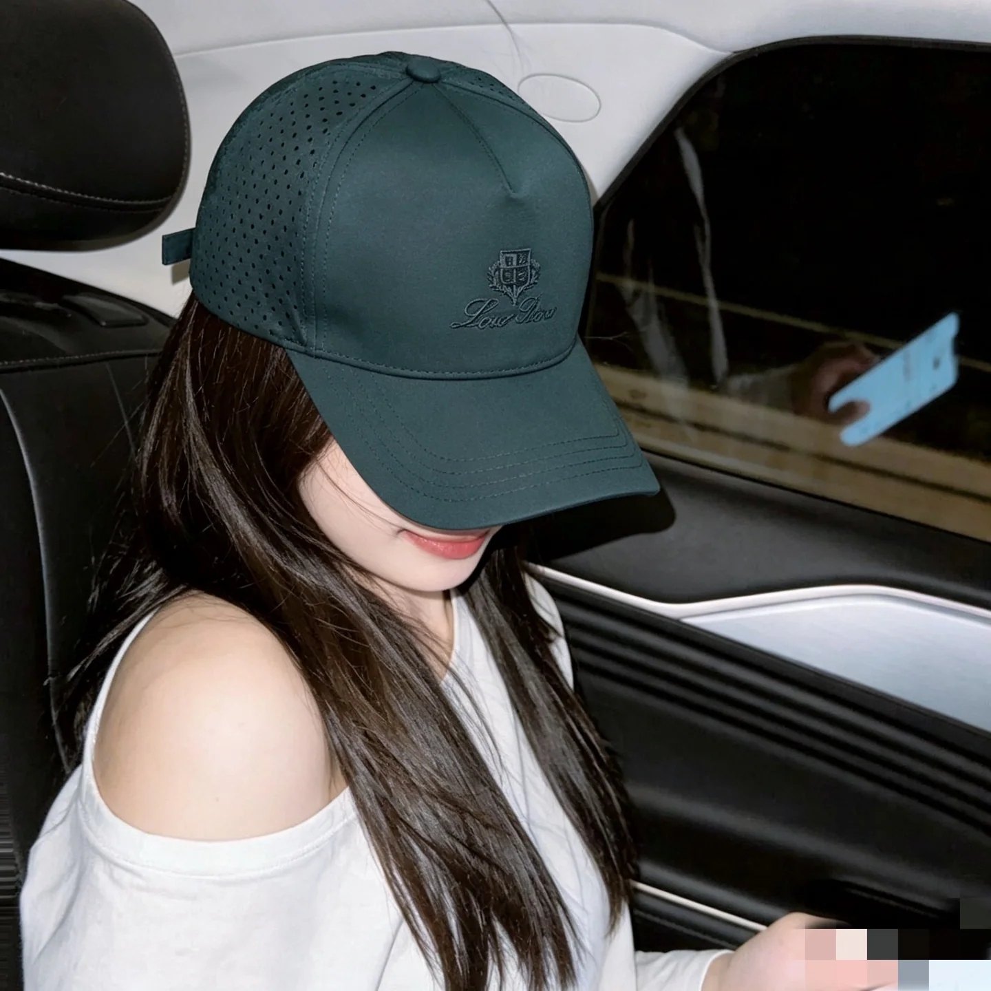 로로피아나 통기성 베이스볼 모자 상세 이미지 1