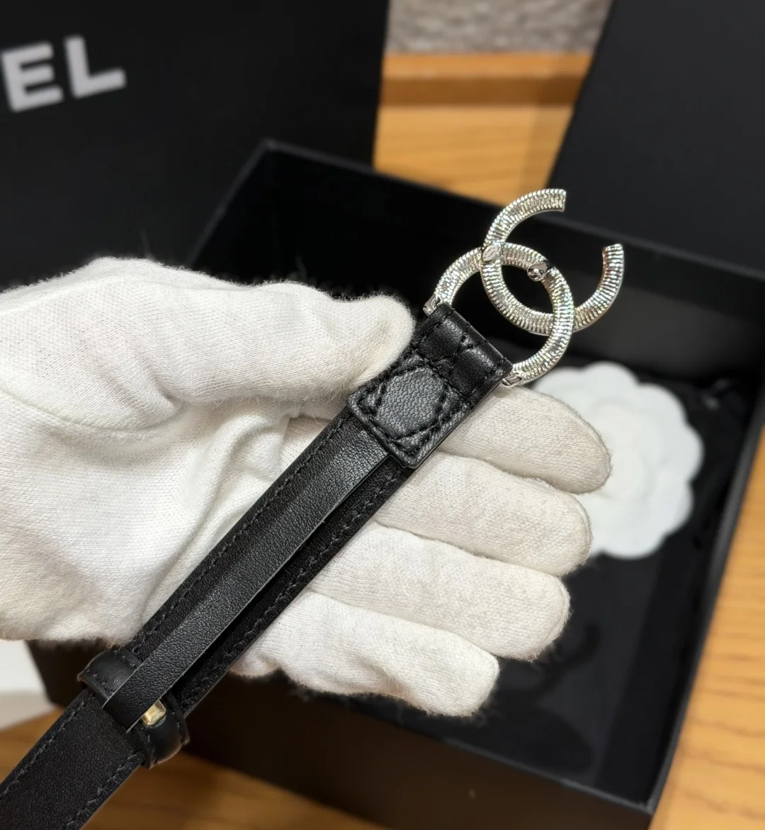 샤넬 퀼팅 램스킨 20mm 벨트 상세 이미지 4
