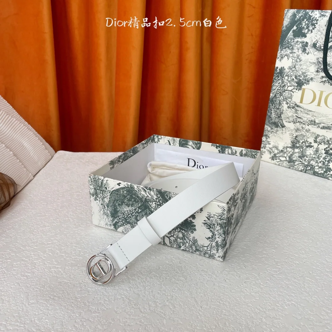 디올 CD 버클 가죽 벨트 상세 이미지 1