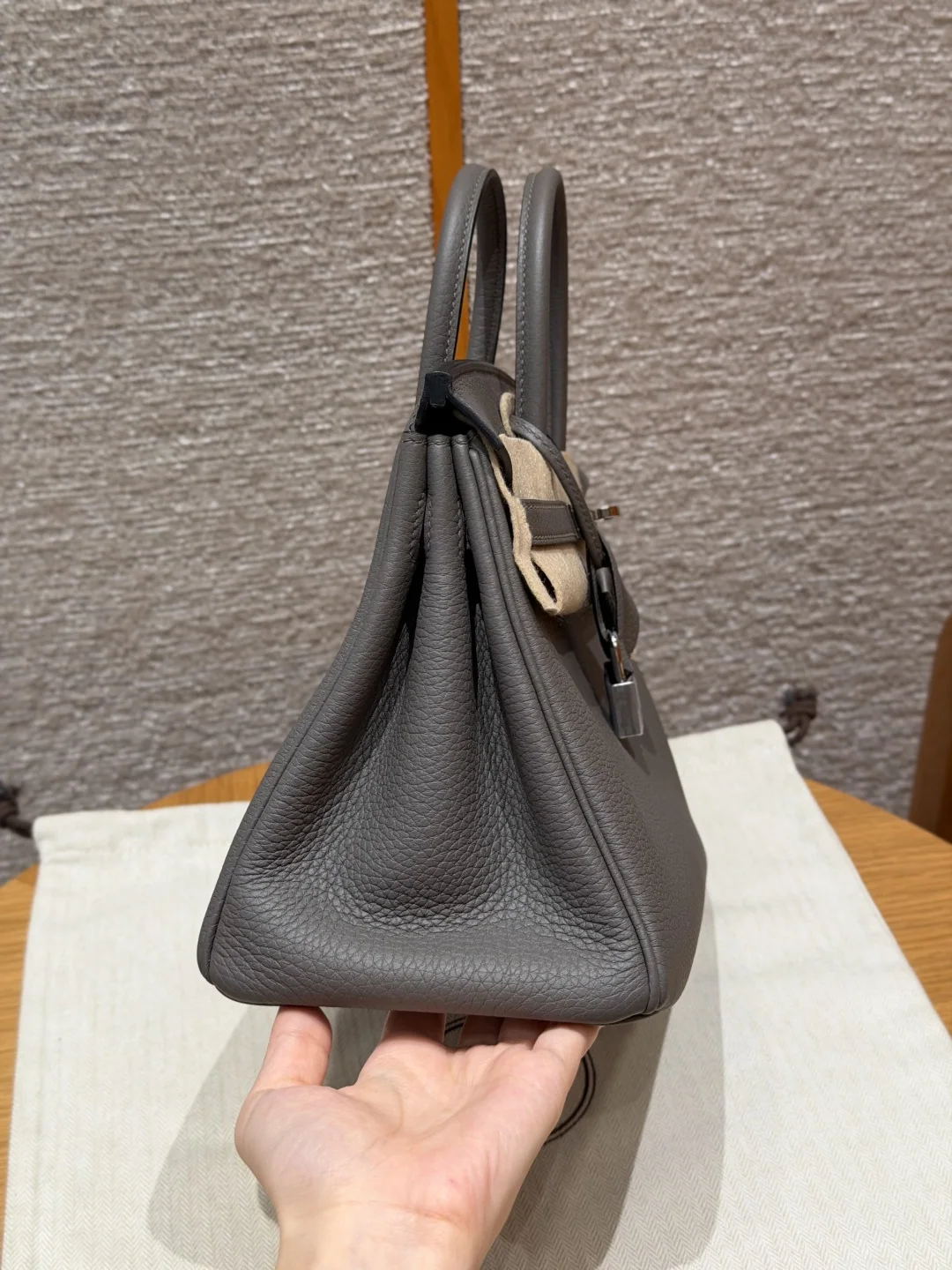에르메스 버킨 25 토고 가죽 가방 상세 이미지 3