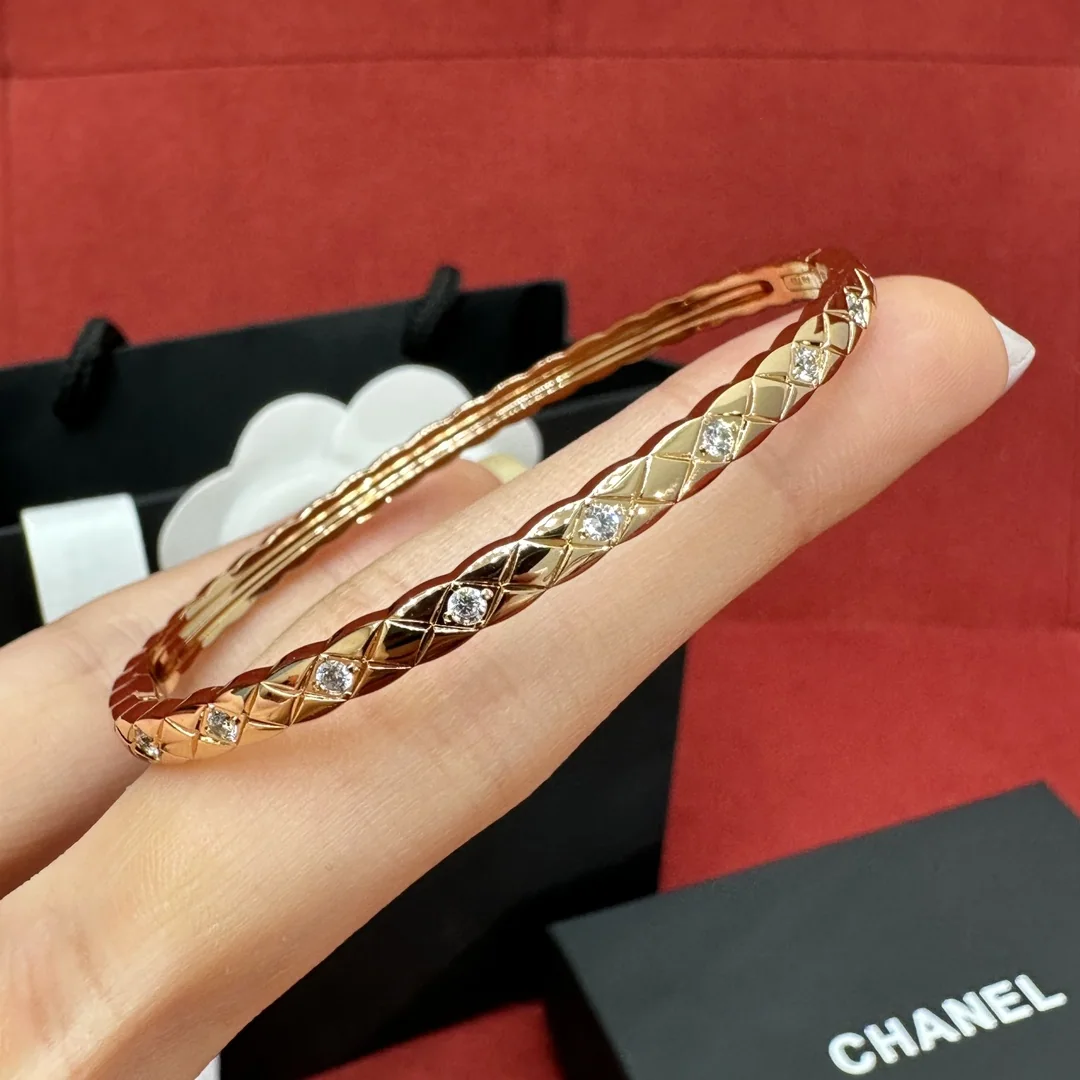 샤넬 코코 크런치 하프 다이아몬드 팔찌 178446