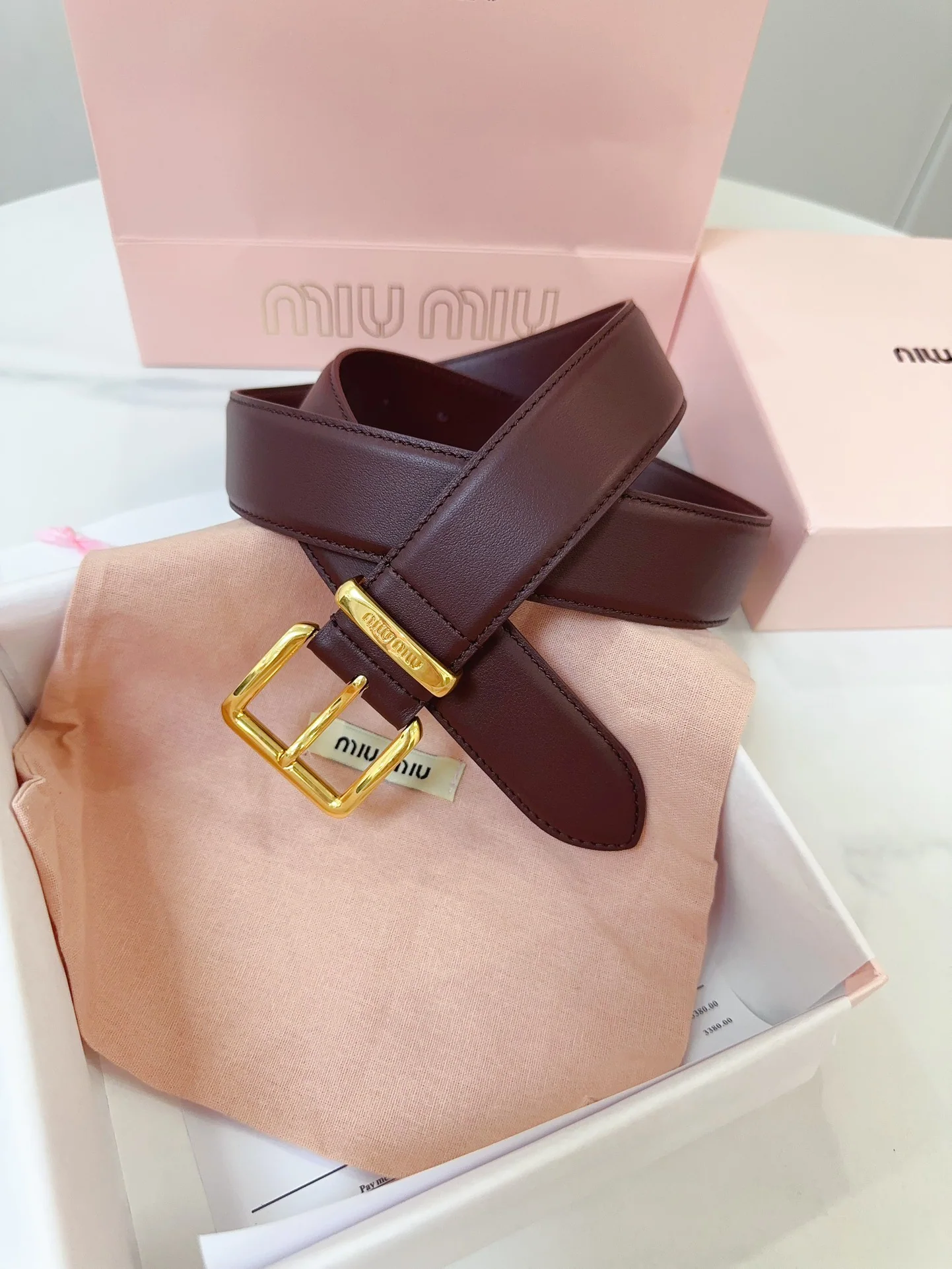 미우미우 벨트 57787 Miu Miu Belt 상세 이미지 1