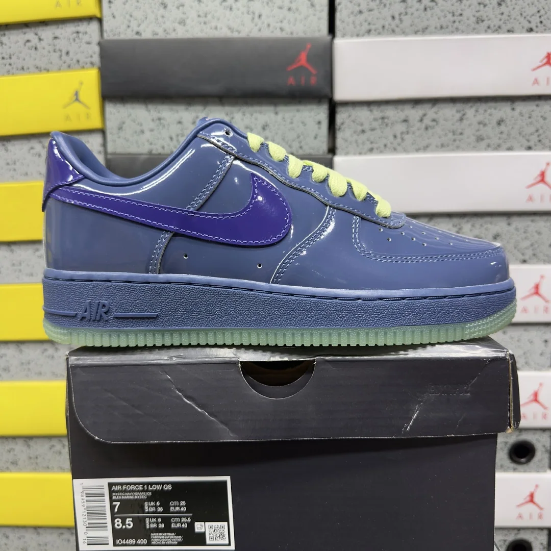 나이키 [G] 에어 포스 1 로우 IO4489-400 201894 Nike Air Force 1 Low Patent Leather Mystic