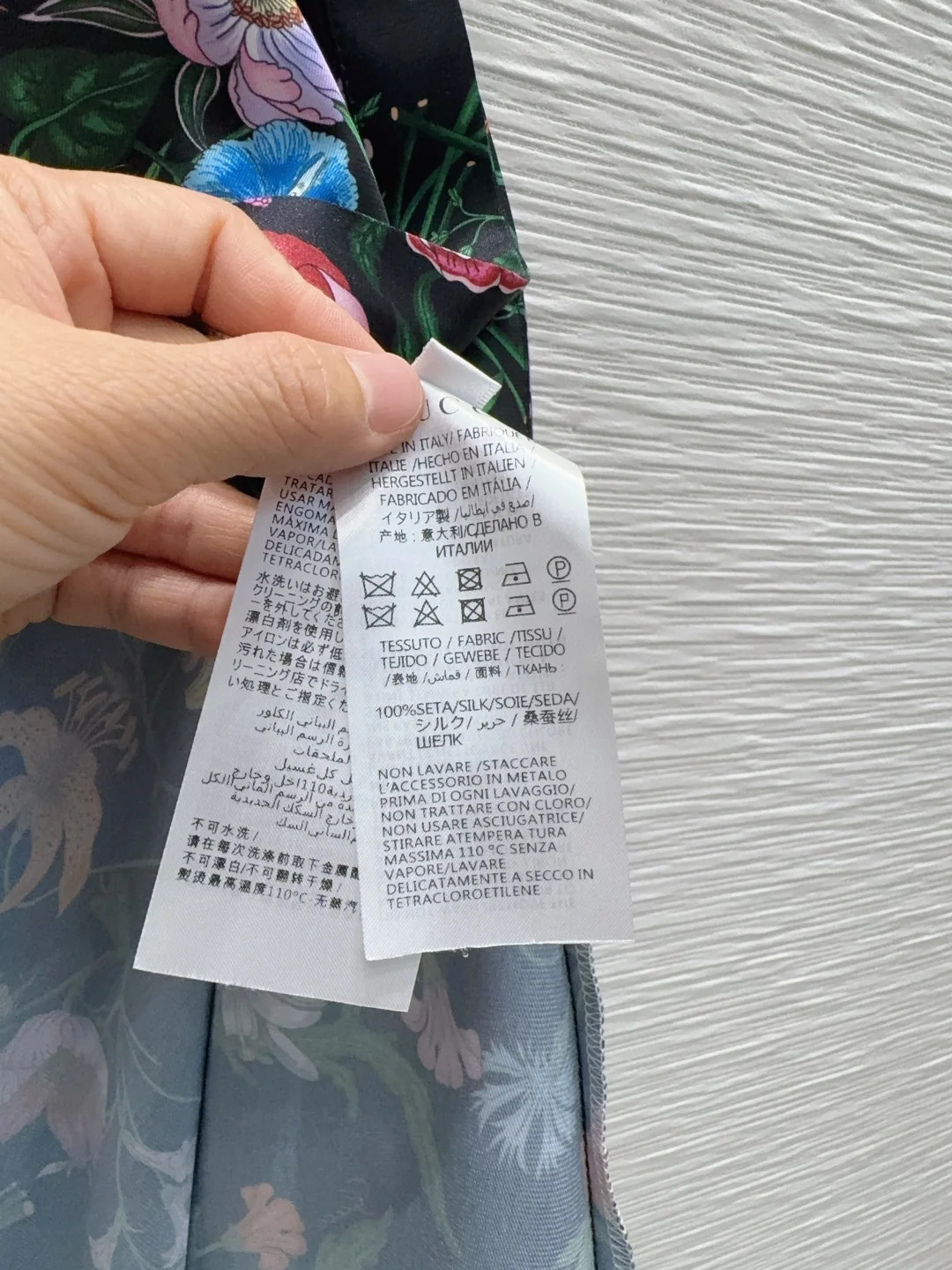 구찌 여성 실크 원피스 상세 이미지 7