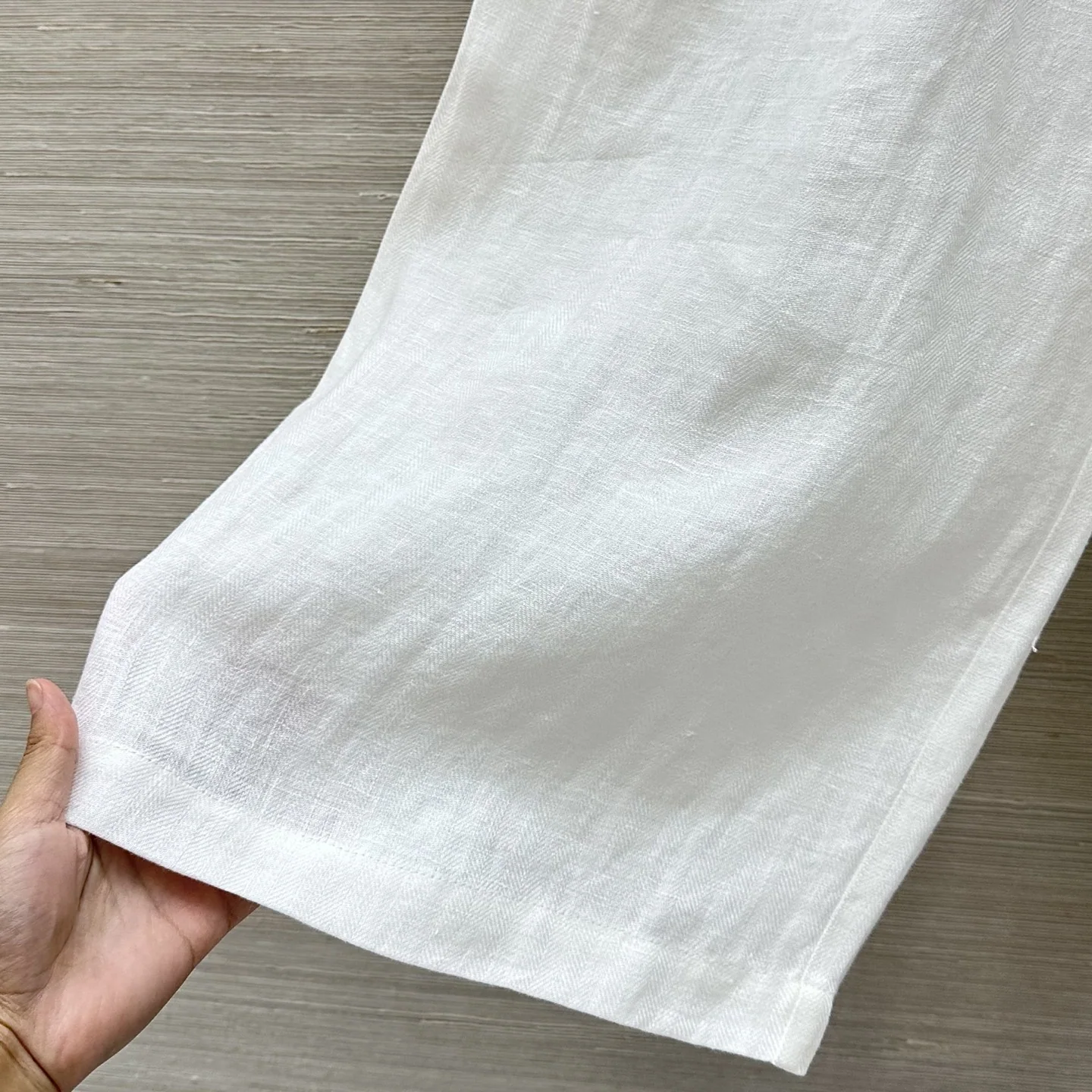 로로피아나 린넨 트라우저 여성 바지 상세 이미지 6
