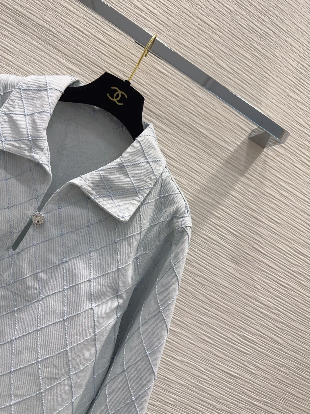 샤넬 여성 긴팔 데님 탑 2026 SS 상세 이미지 4