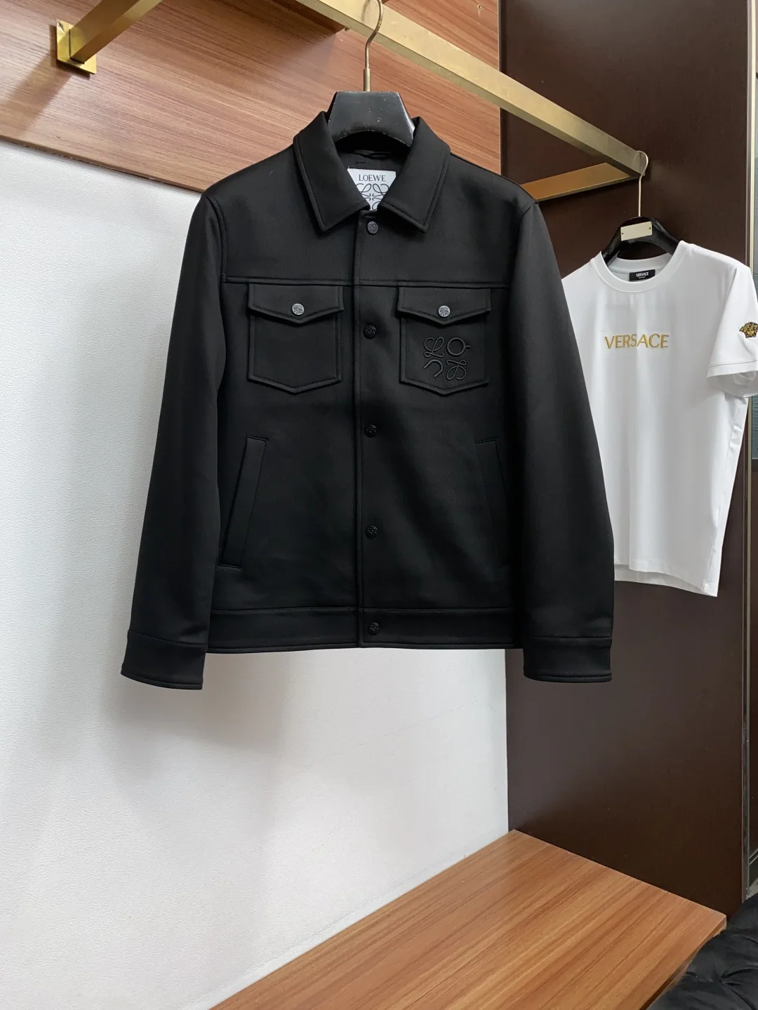 로에베 컬러 블록 라펠 자켓 25SS