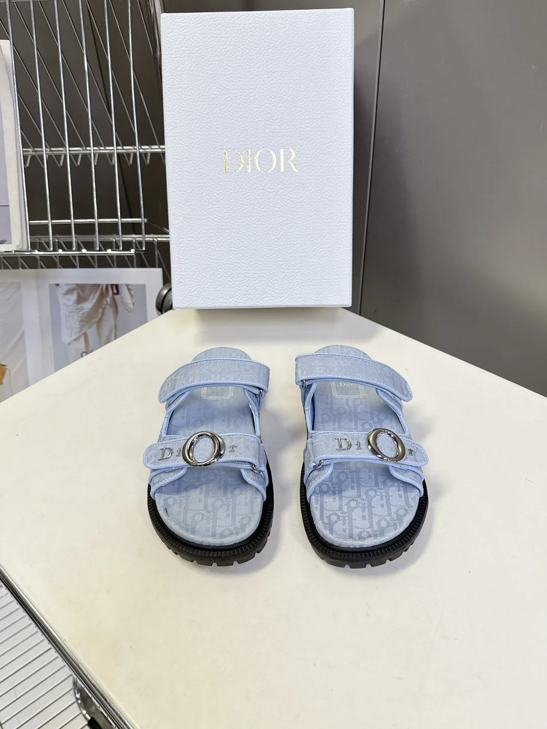 디올 벨크로 슬립온 샌들 상세 이미지 1
