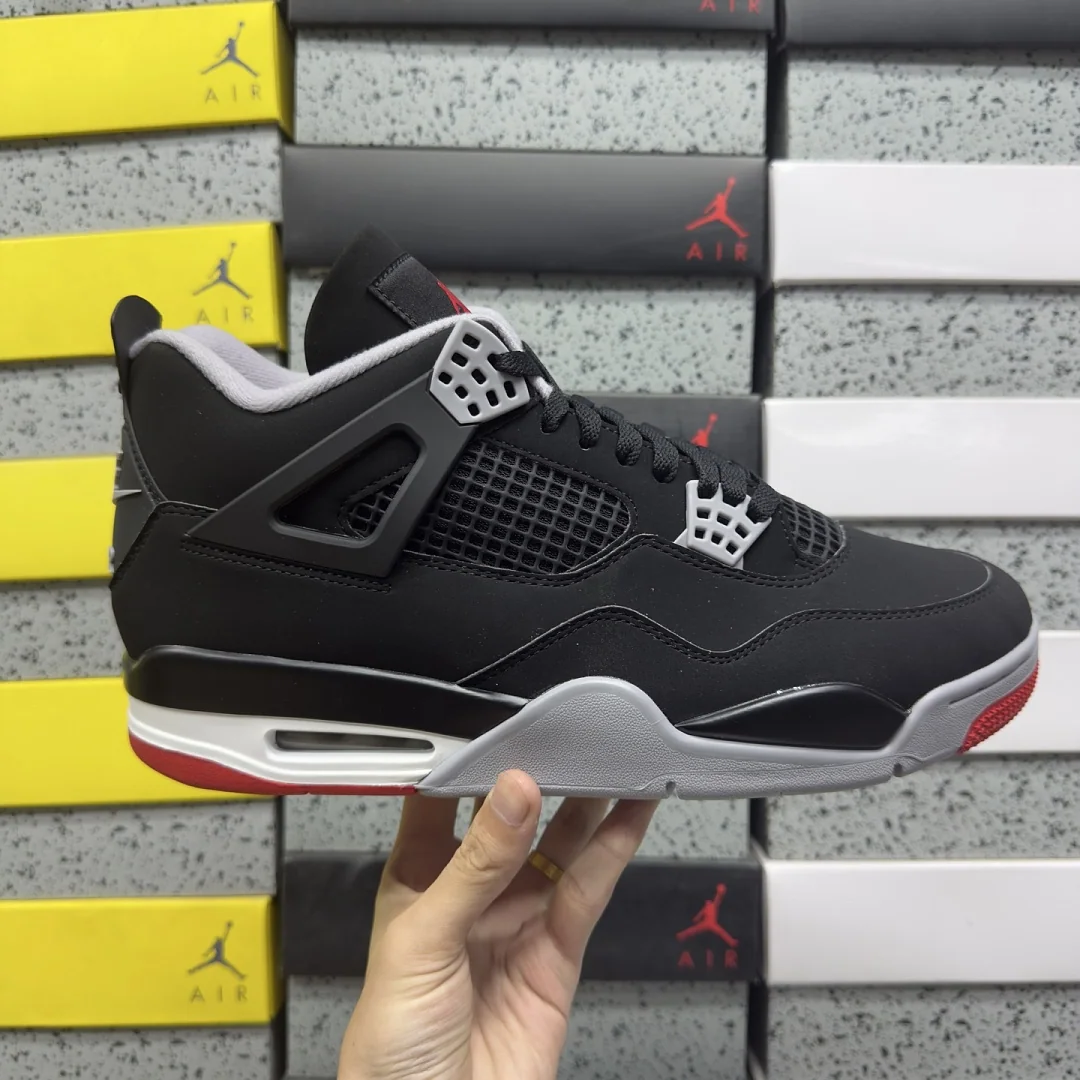 나이키 [GX] 조던 4 레트로 OG IX8180-001 201885 Nike Jordan 4 Retro OG Bred 2026 상세 이미지 6