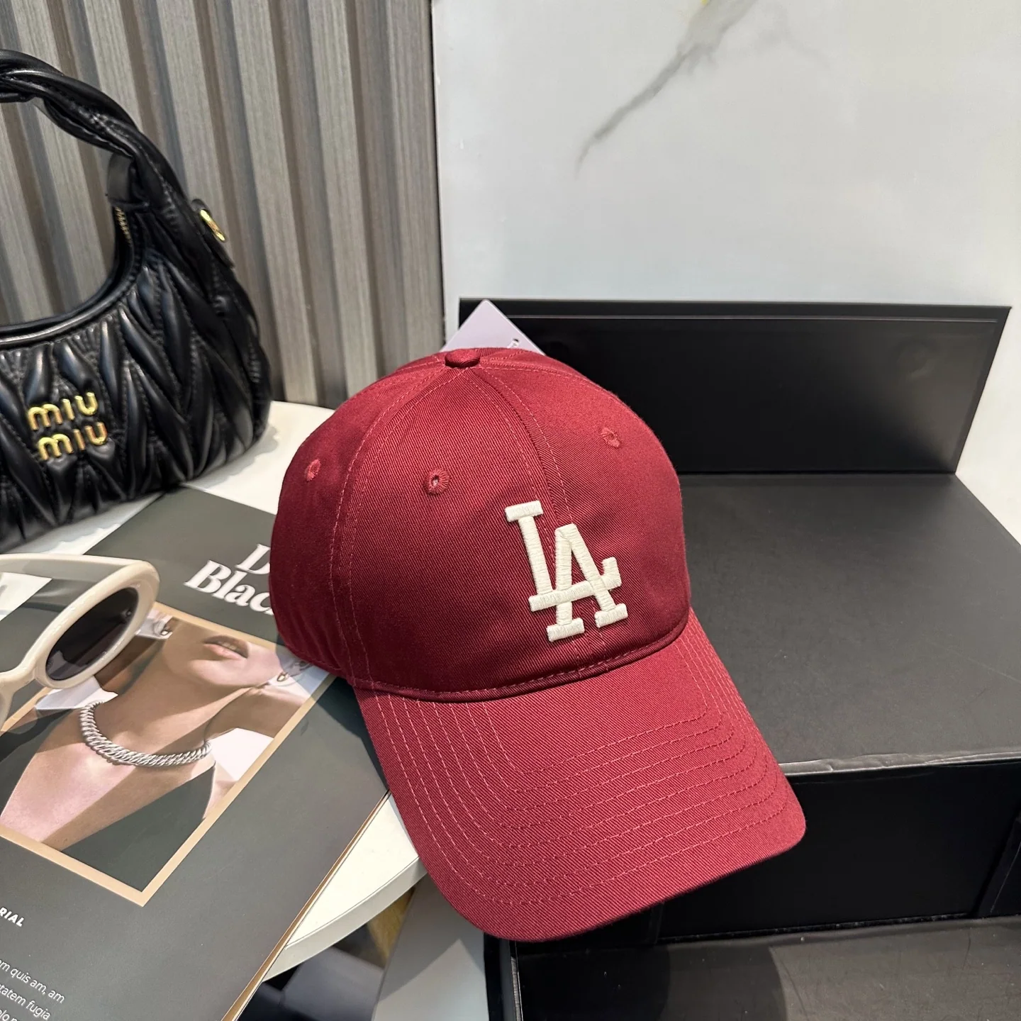 MLB 3D LA 자수 유니섹스 야구모자 상세 이미지 7