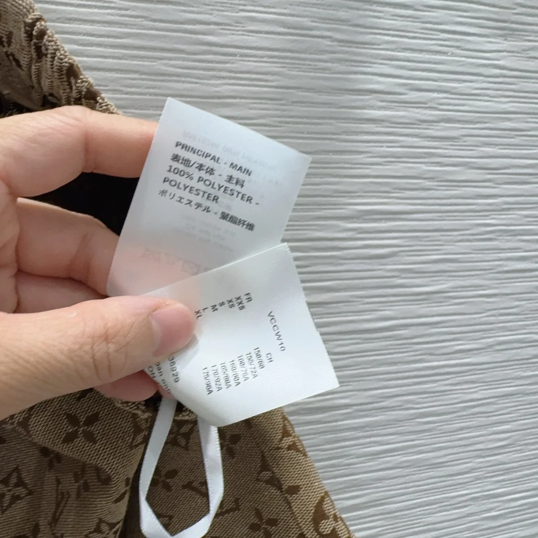 루이비통 코튼 티셔츠 자카드 반바지 세트 상세 이미지 8