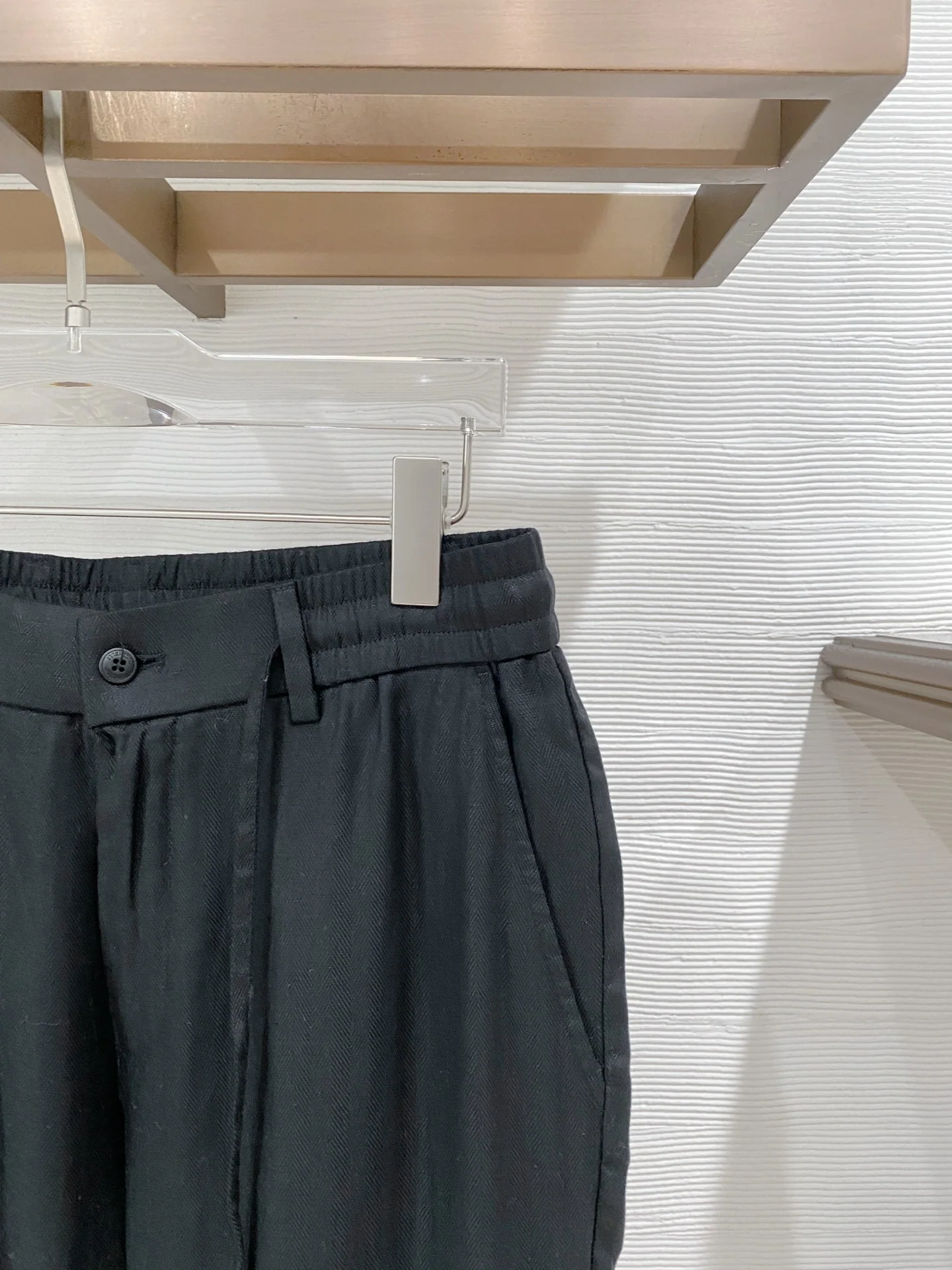 브루넬로쿠치넬리 남성 린넨 드로스트링 캐주얼 바지 상세 이미지 4