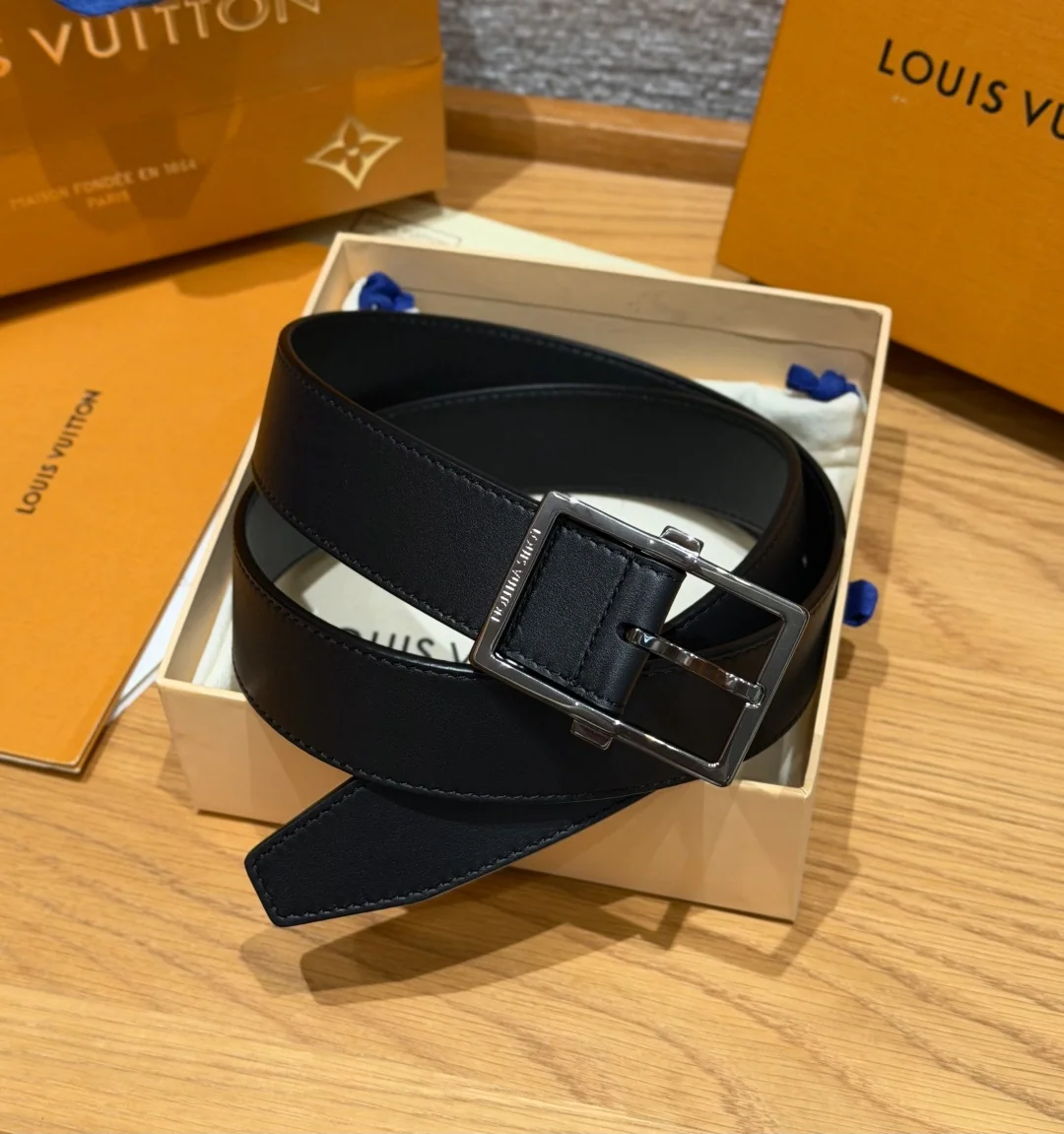 루이비통 LV 폰느프 35mm 편면 가죽 벨트 상세 이미지 2