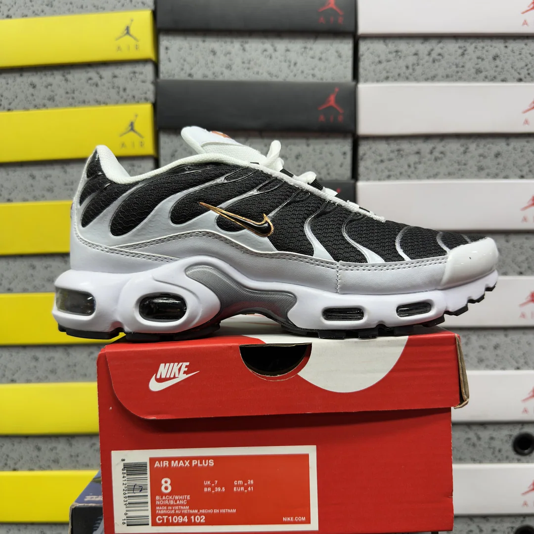 나이키 [BD] 에어 맥스 플러스 CT1094-102 201874 Nike Air Max Plus White Black Metallic