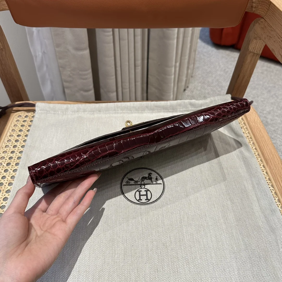 에르메스 켈리 보르도 이브닝 가방 상세 이미지 7