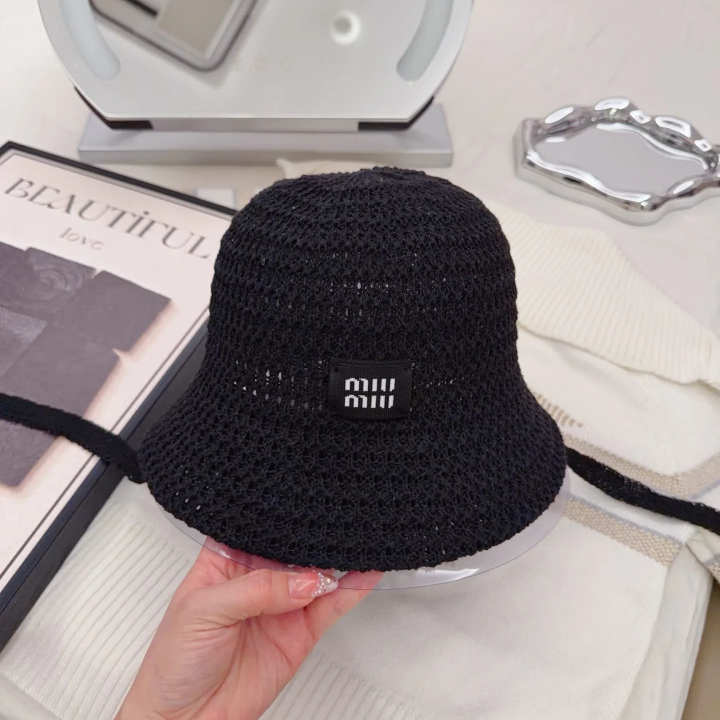 미우미우 모자 80854 Miu Miu Cap 상세 이미지 2