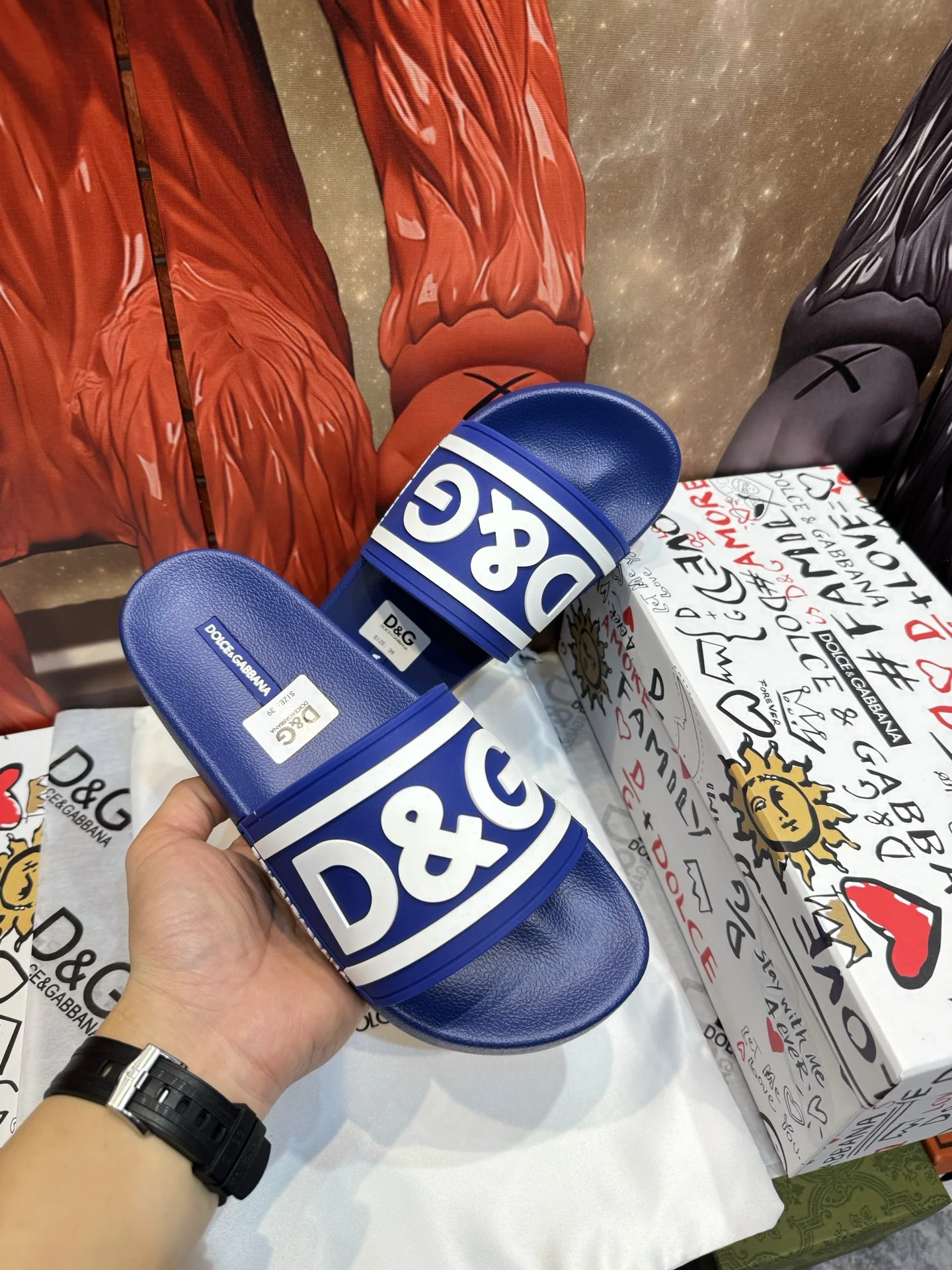 루이비통 PVC 어퍼 남성 샌들 상세 이미지 2