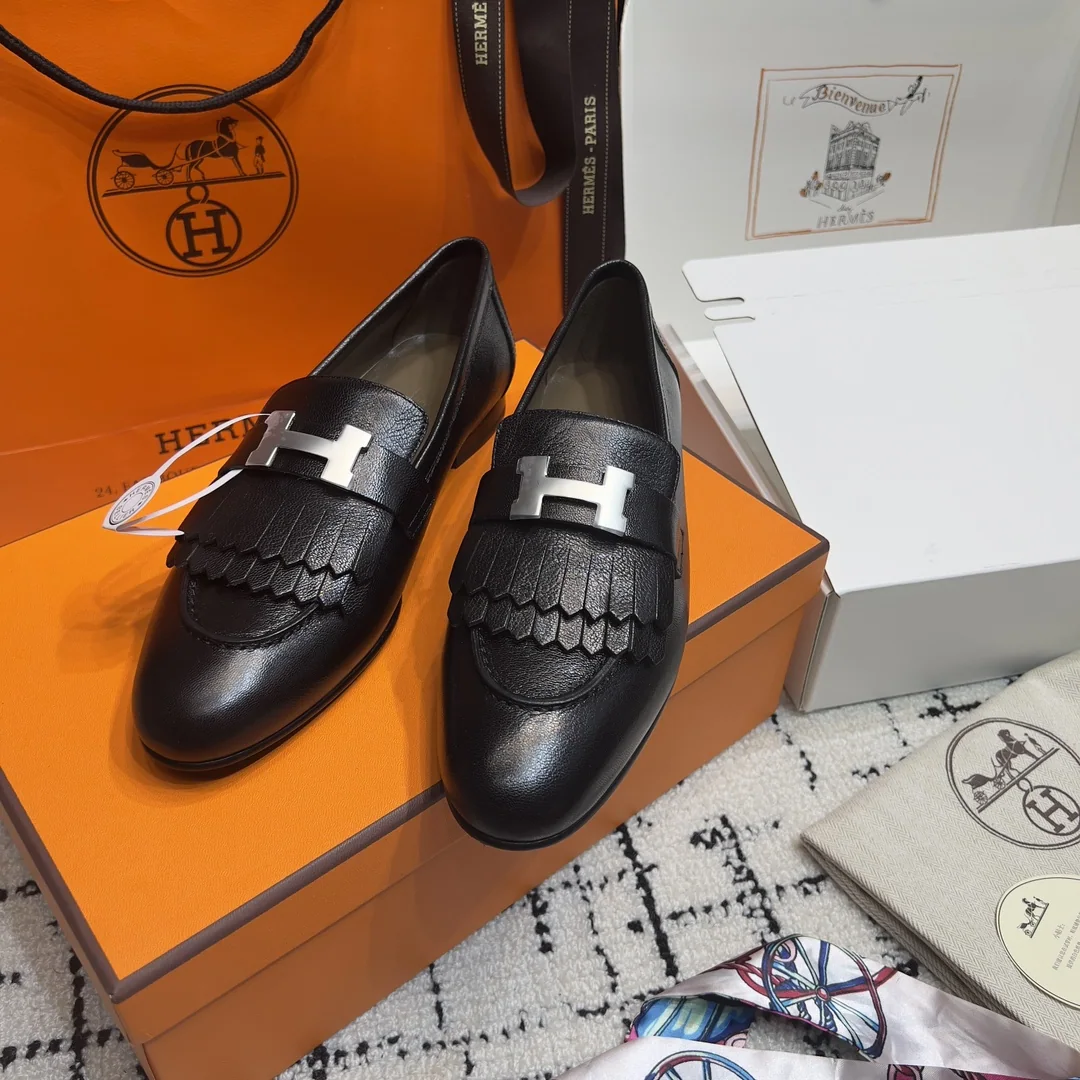 에르메스 로발 태슬 H버클 로퍼 상세 이미지 3