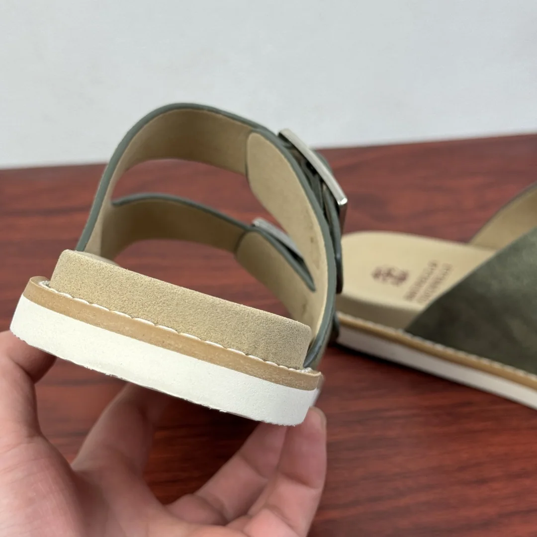 브루넬로쿠치넬리 스웨이드 가죽 버클 샌들 9642 상세 이미지 8