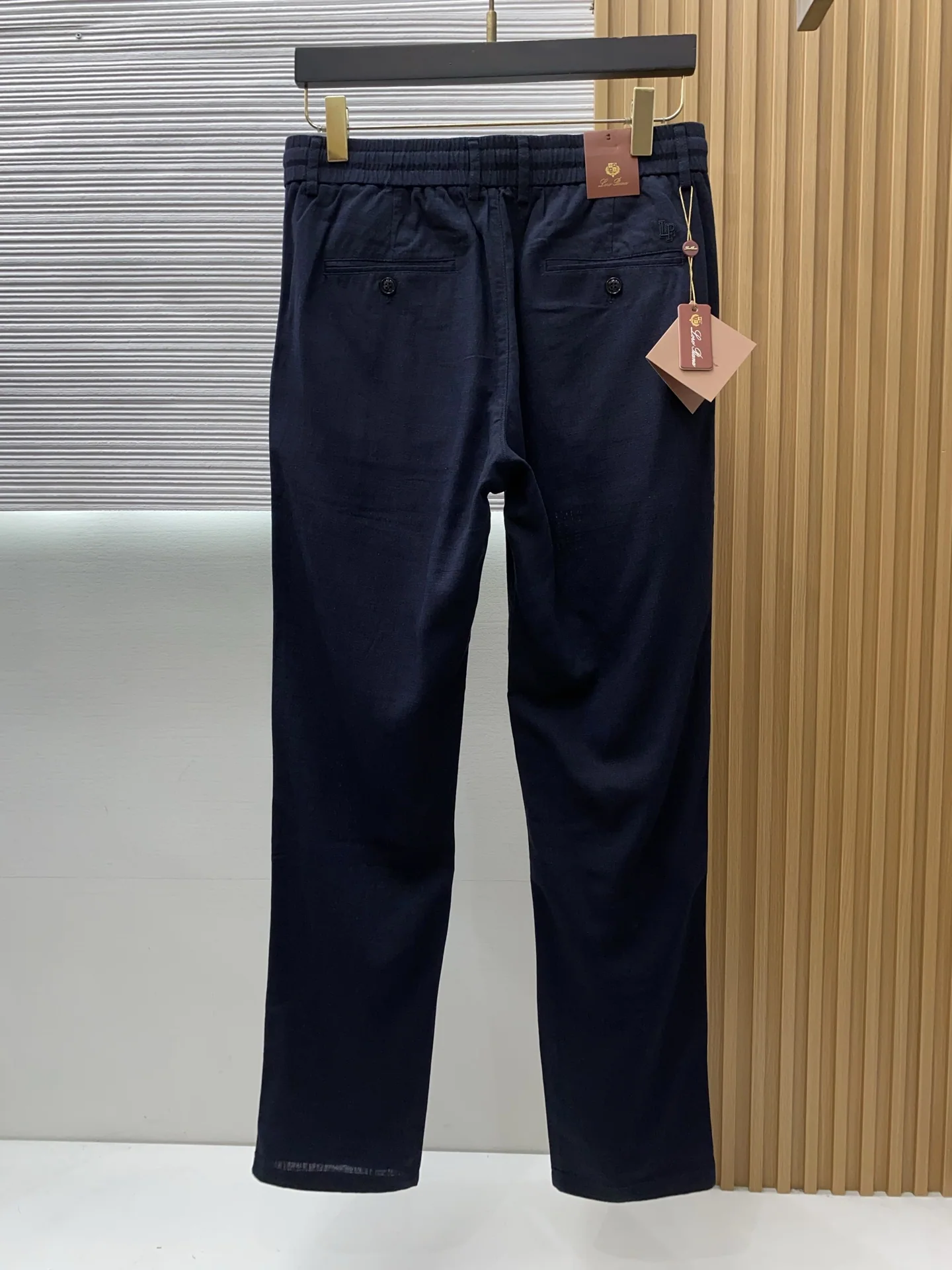로로피아나 린넨 코튼 혼방 남성 바지 2026 SS 상세 이미지 7