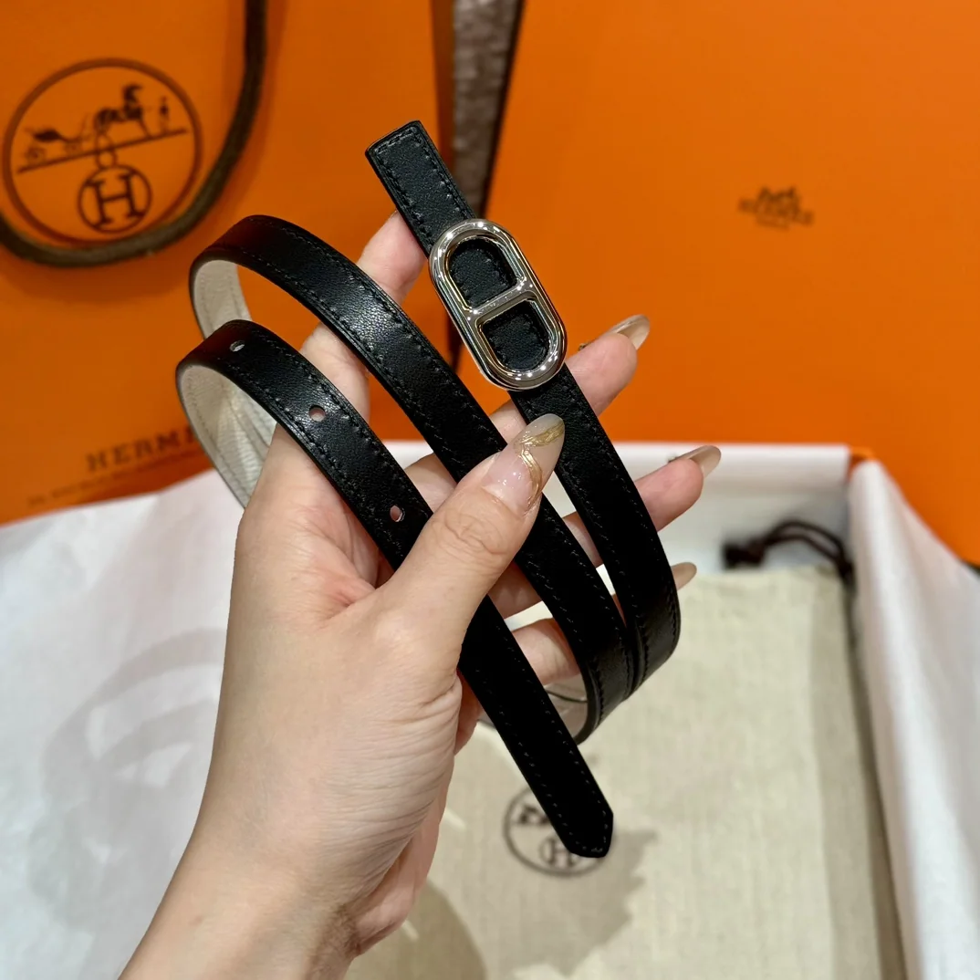 에르메스 셰느당크르 H 로고 금장 벨트 상세 이미지 2