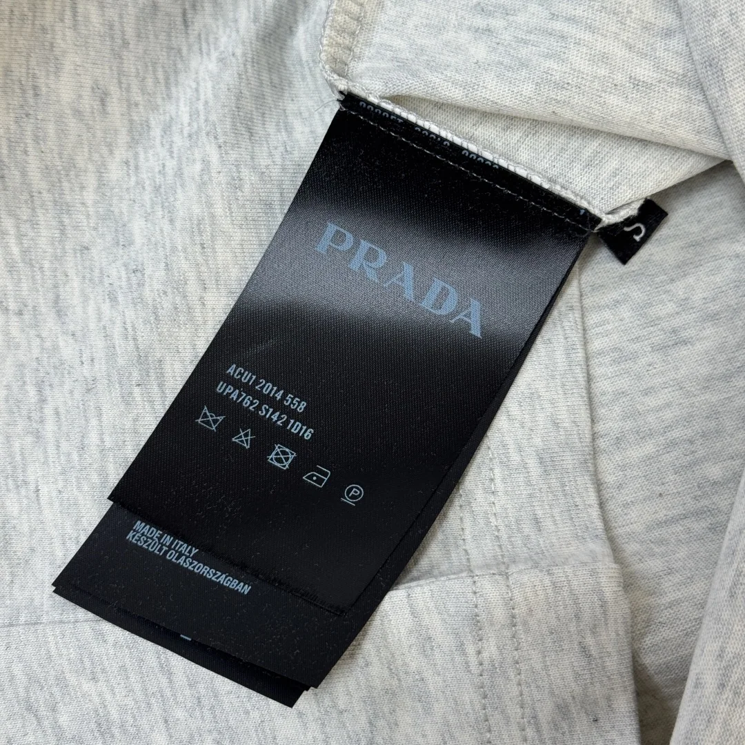 프라다 여성 코튼 반팔 티셔츠 상세 이미지 8