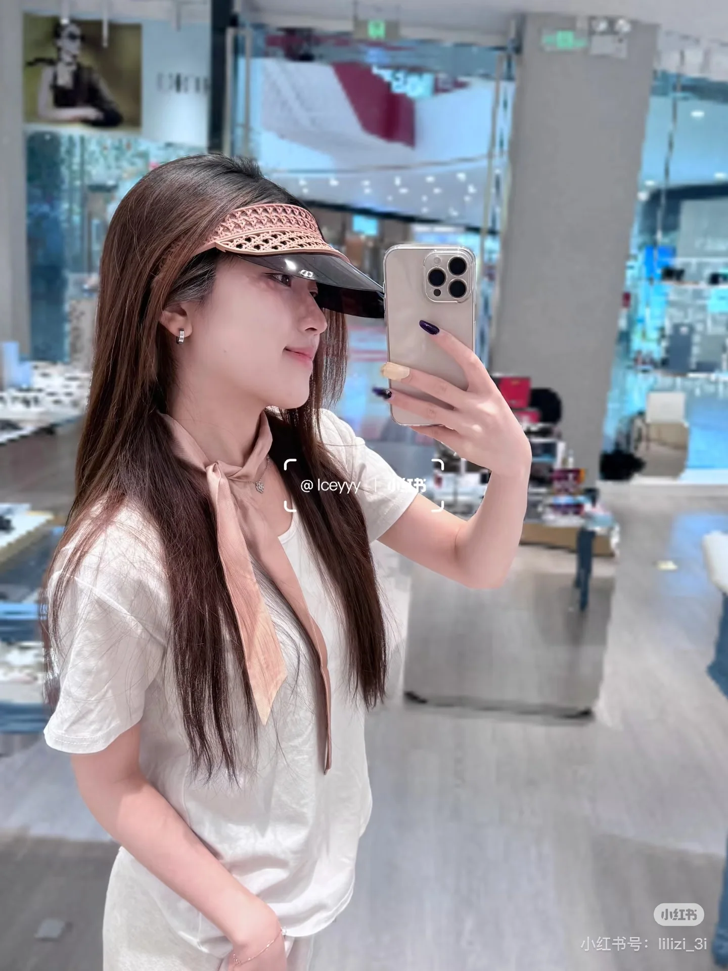 디올 3D 프린트 메시 선햇 모자 상세 이미지 5