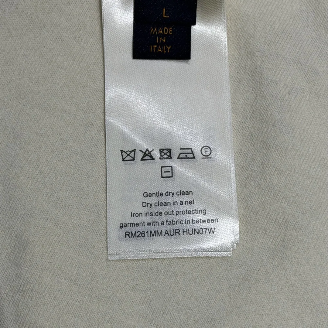 루이비통 플라워 자카드 남성 반팔 니트 티셔츠 상세 이미지 9